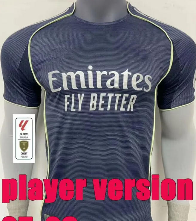 25-26 Real Madrid Home away third players Edition Jersey