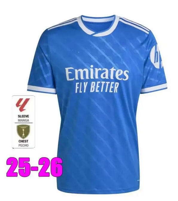 25-26 Real Madrid home away third fan jersey