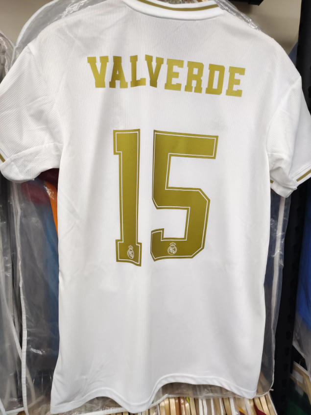19-20 Real Madrid Home away Fan Edition Jersey