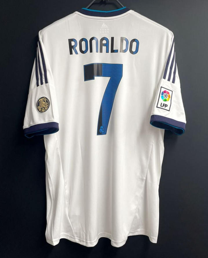 12-13 Real Madrid home retro jersey