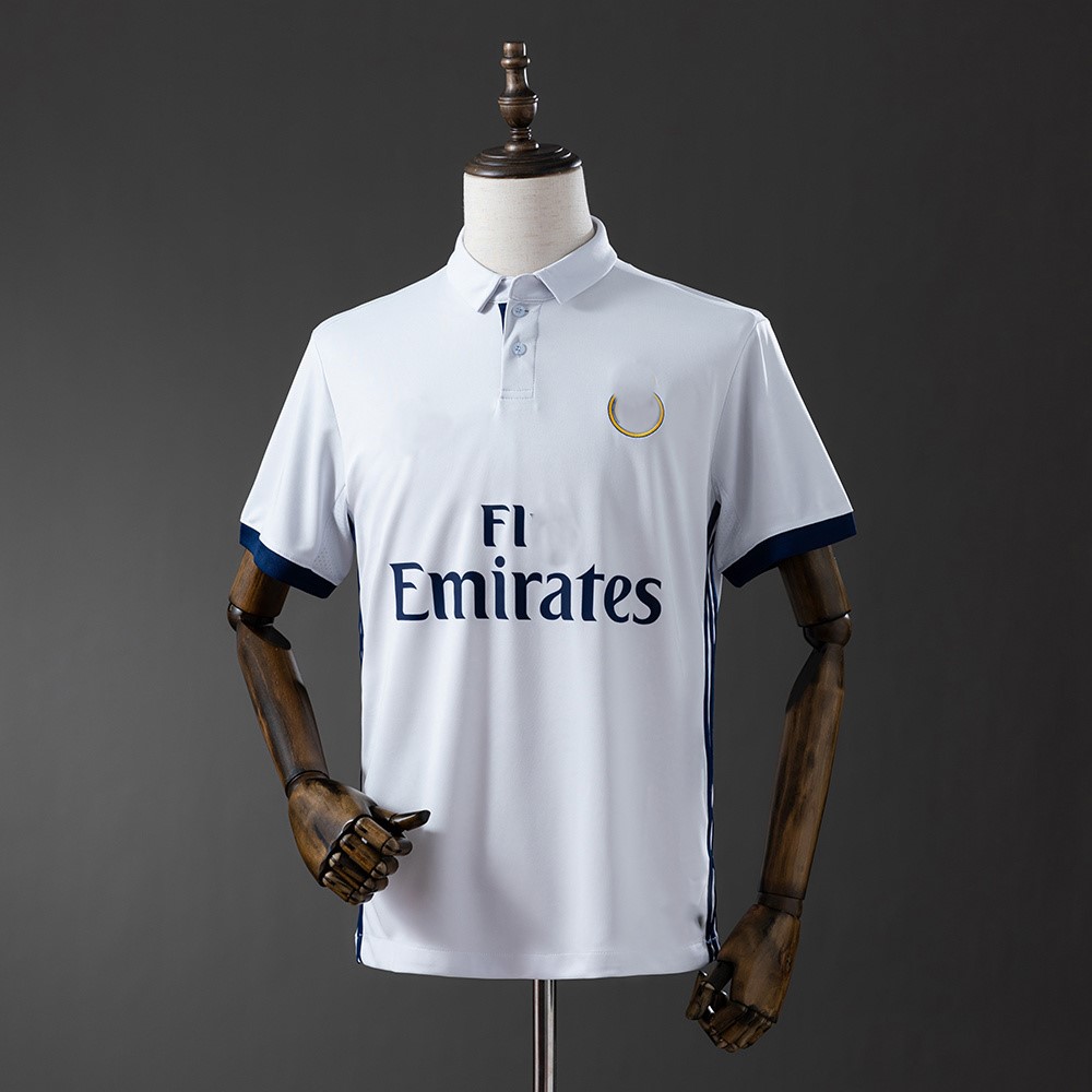 16-17 Real Madrid away Europa League final fan version jersey