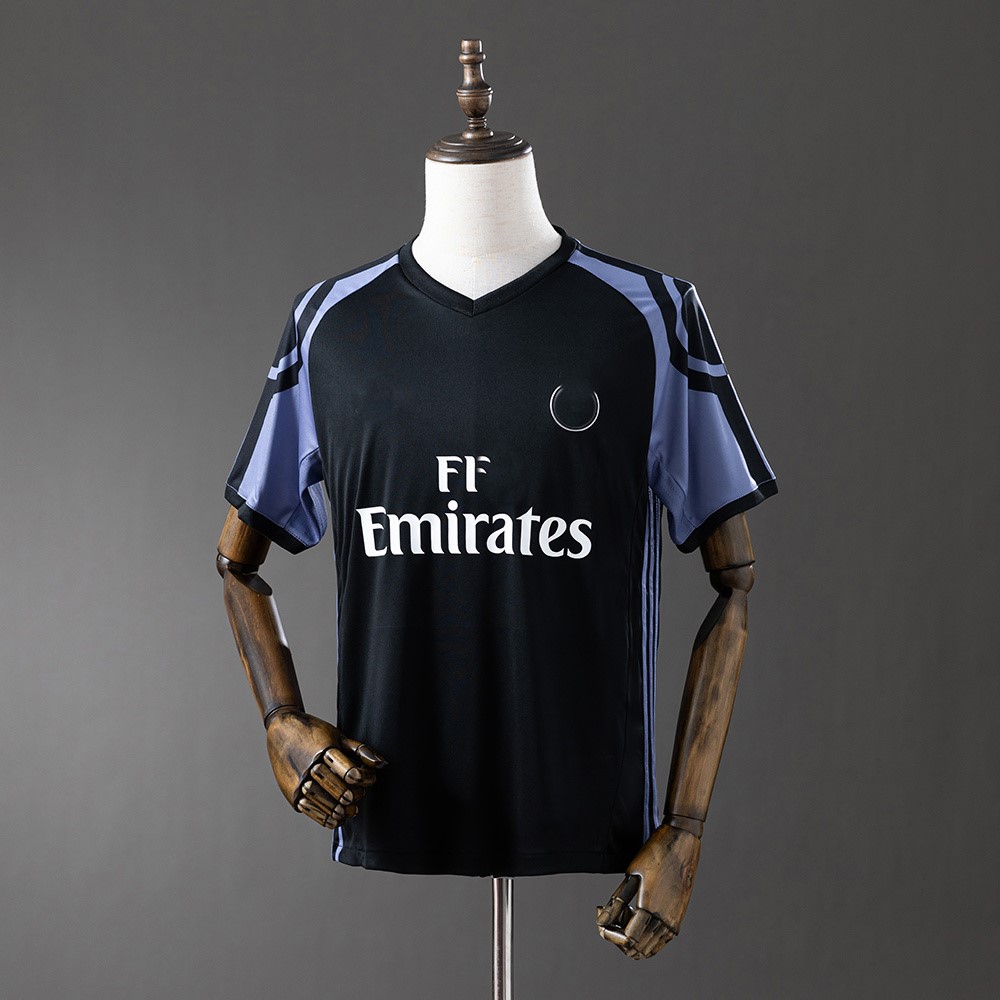 16-17 Real Madrid away Europa League final fan version jersey