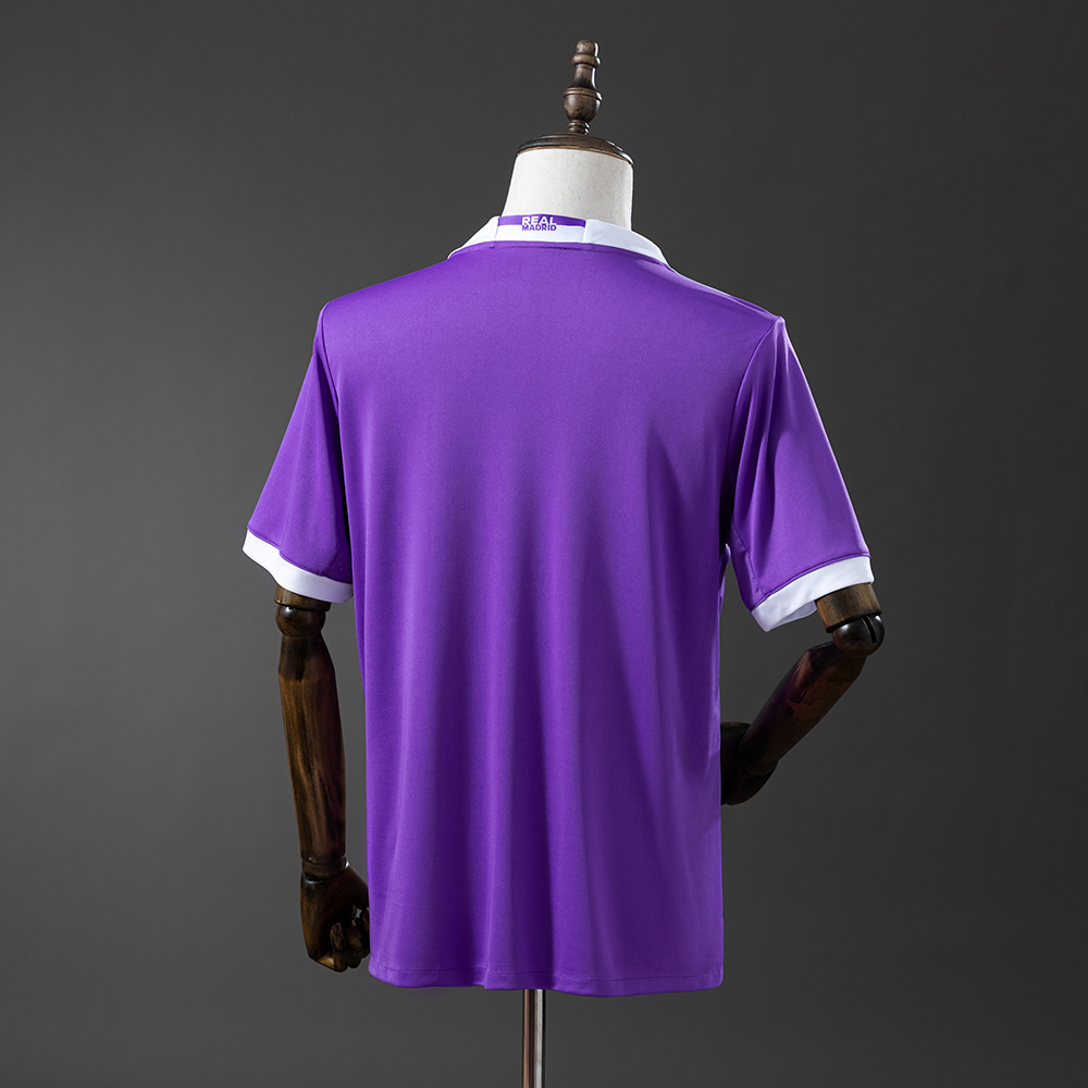 16-17 Real Madrid away Europa League final fan version jersey