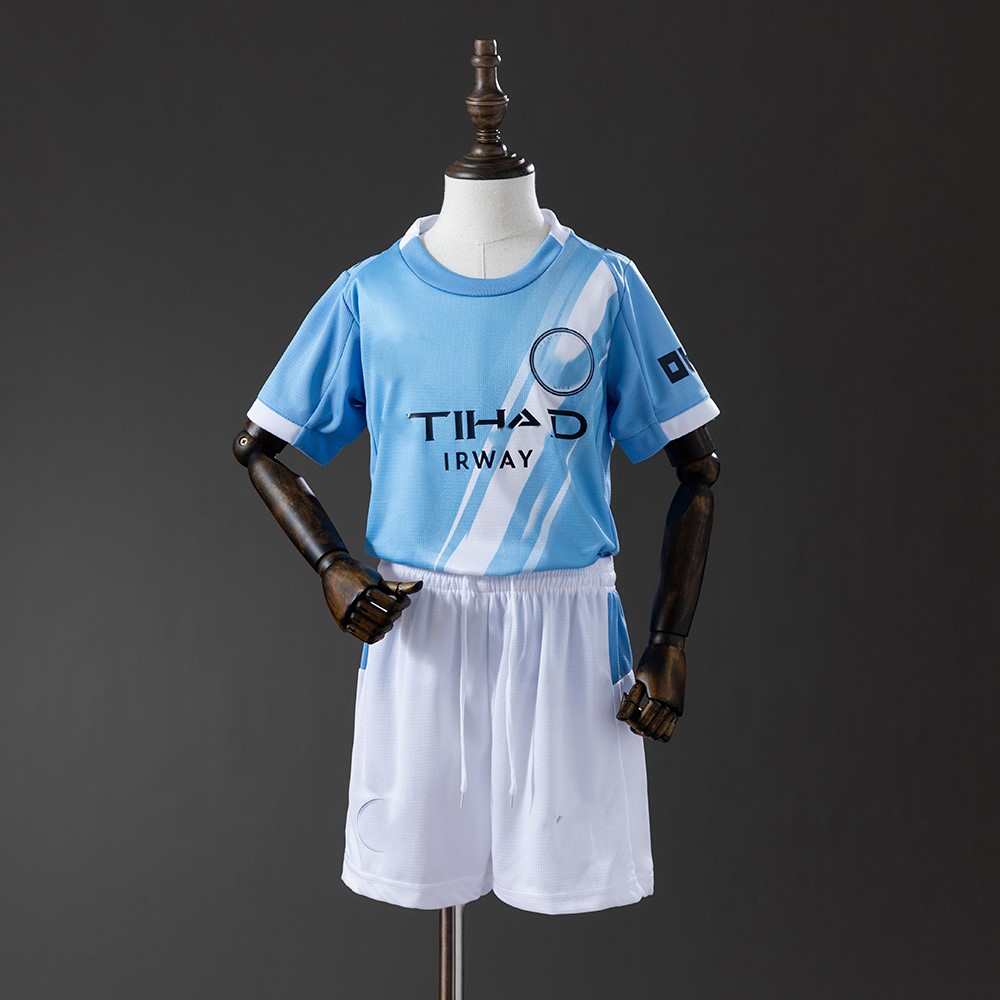 25-26 Manchester City home and away third children's jersey