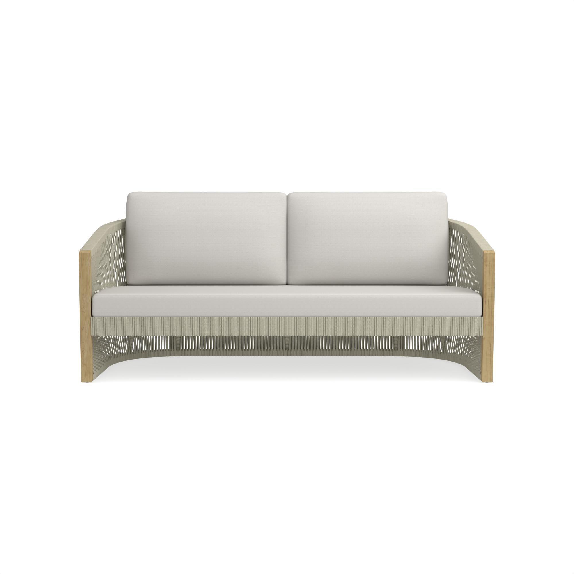 Pasadena Outdoor Teak and Rope Sofa Cushions