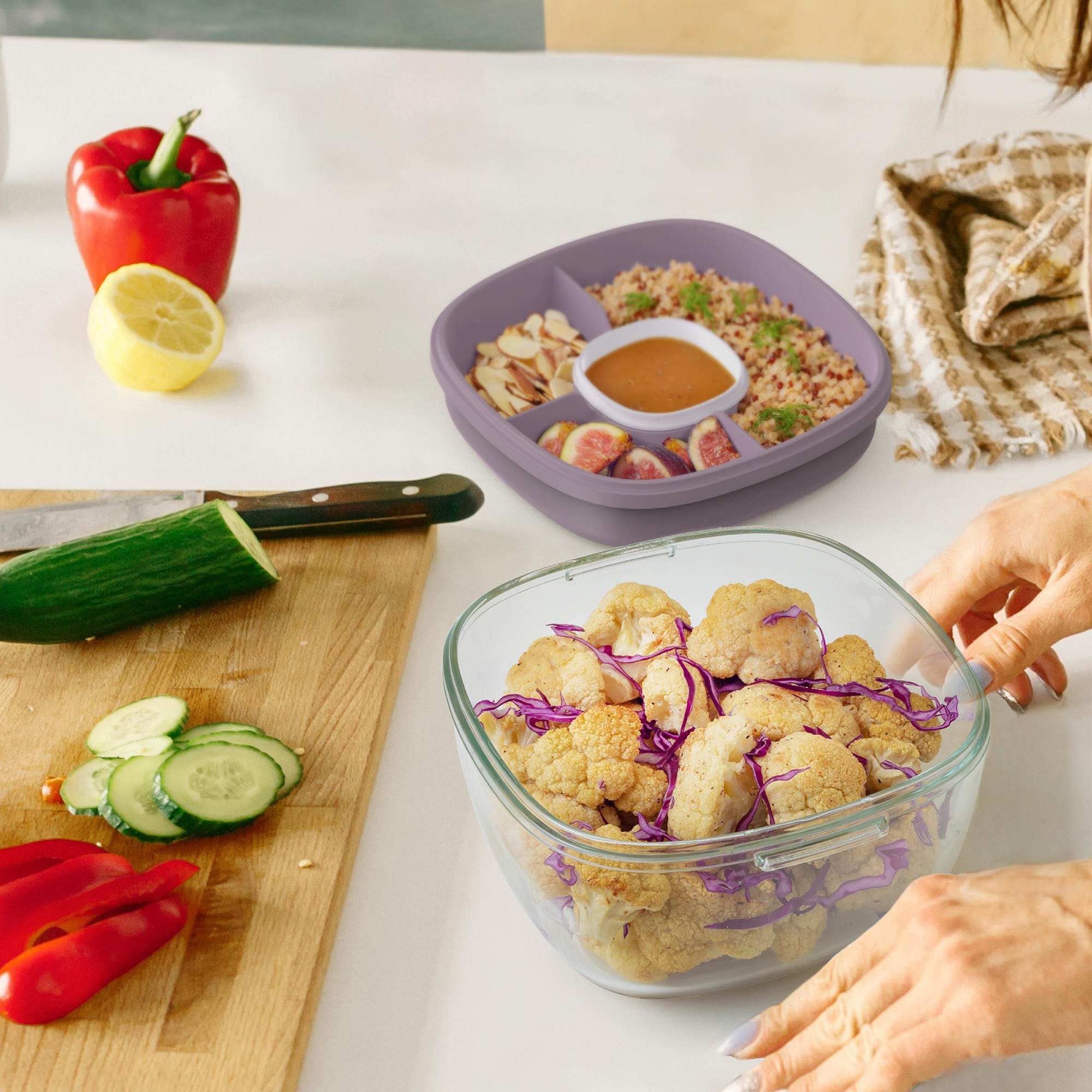 Bentgo Glass Leak-proof Salad Container