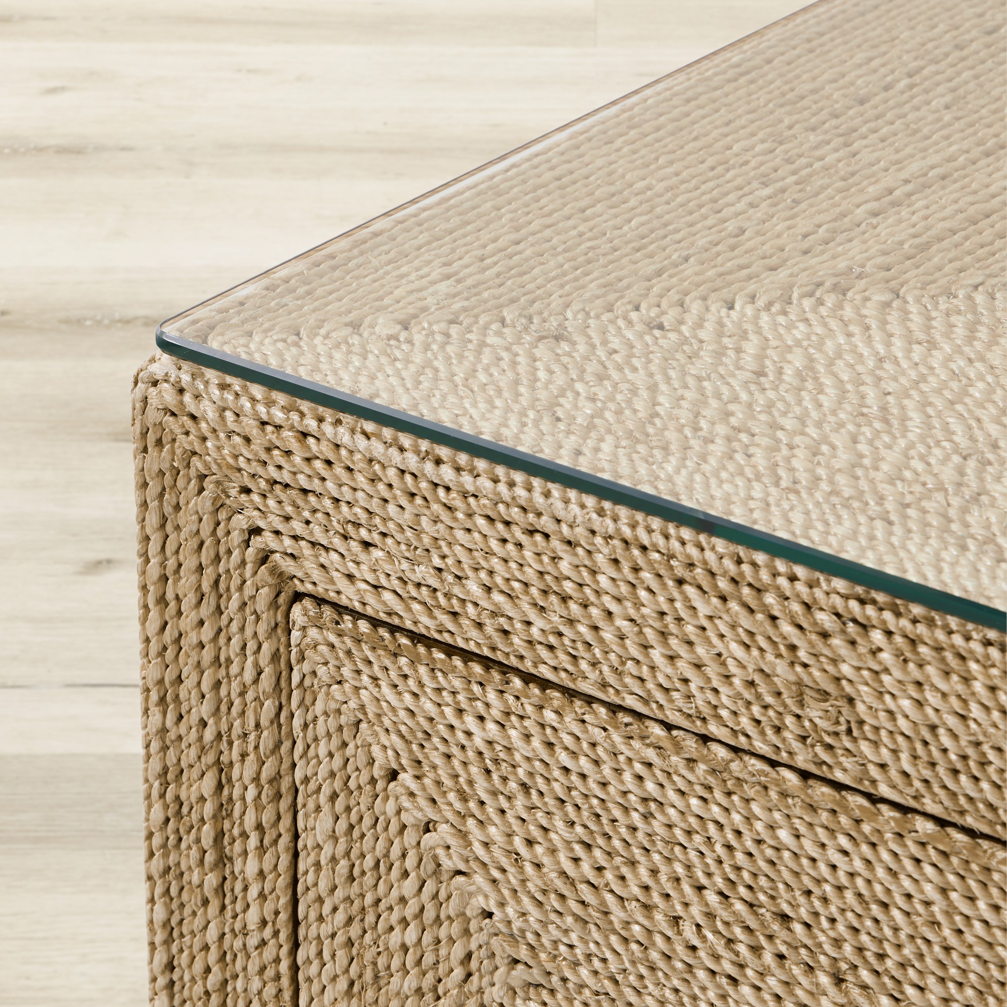 Point Reyes 1-Drawer Woven Nightstand (32