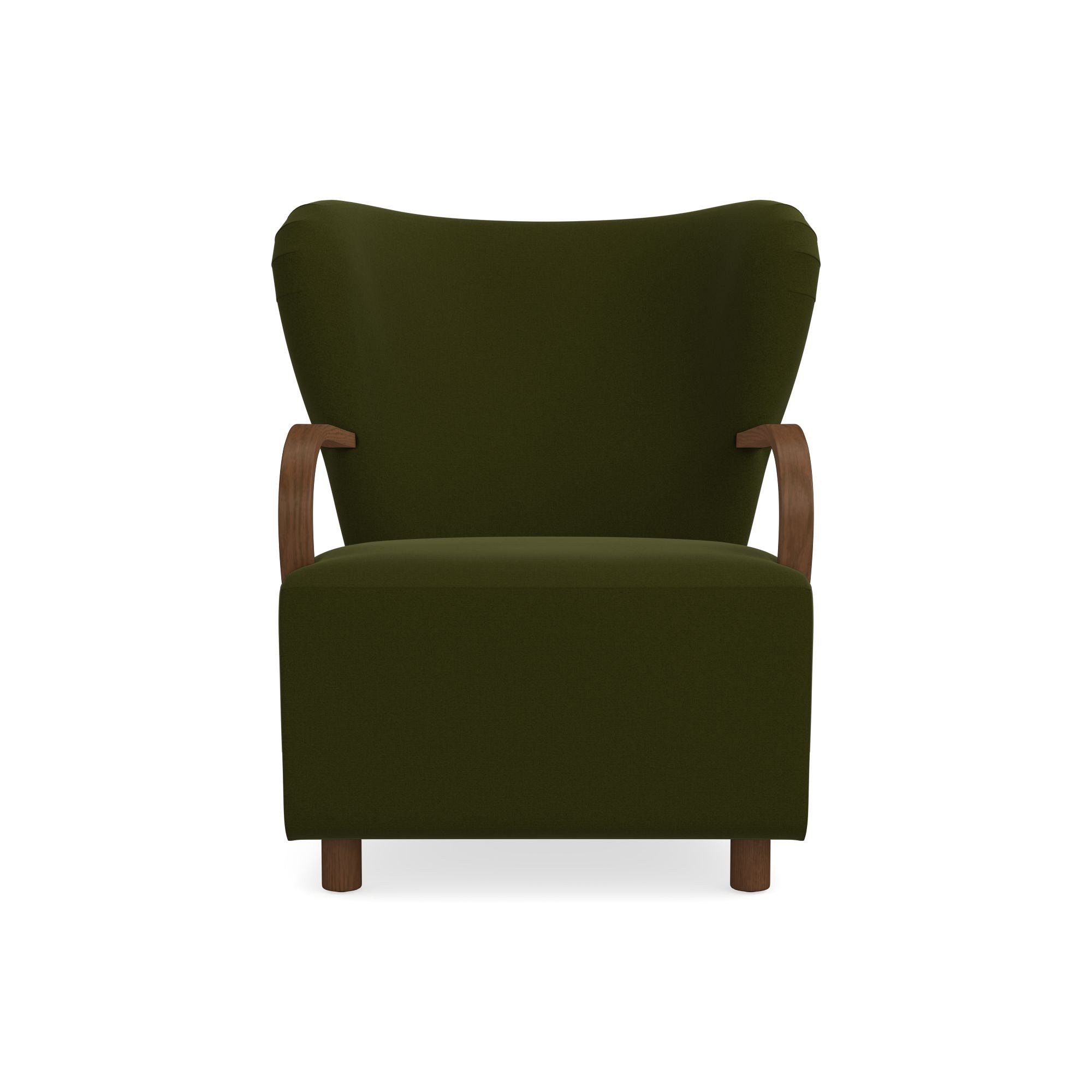 Corban Bentwood Upholstered Occasional Chair