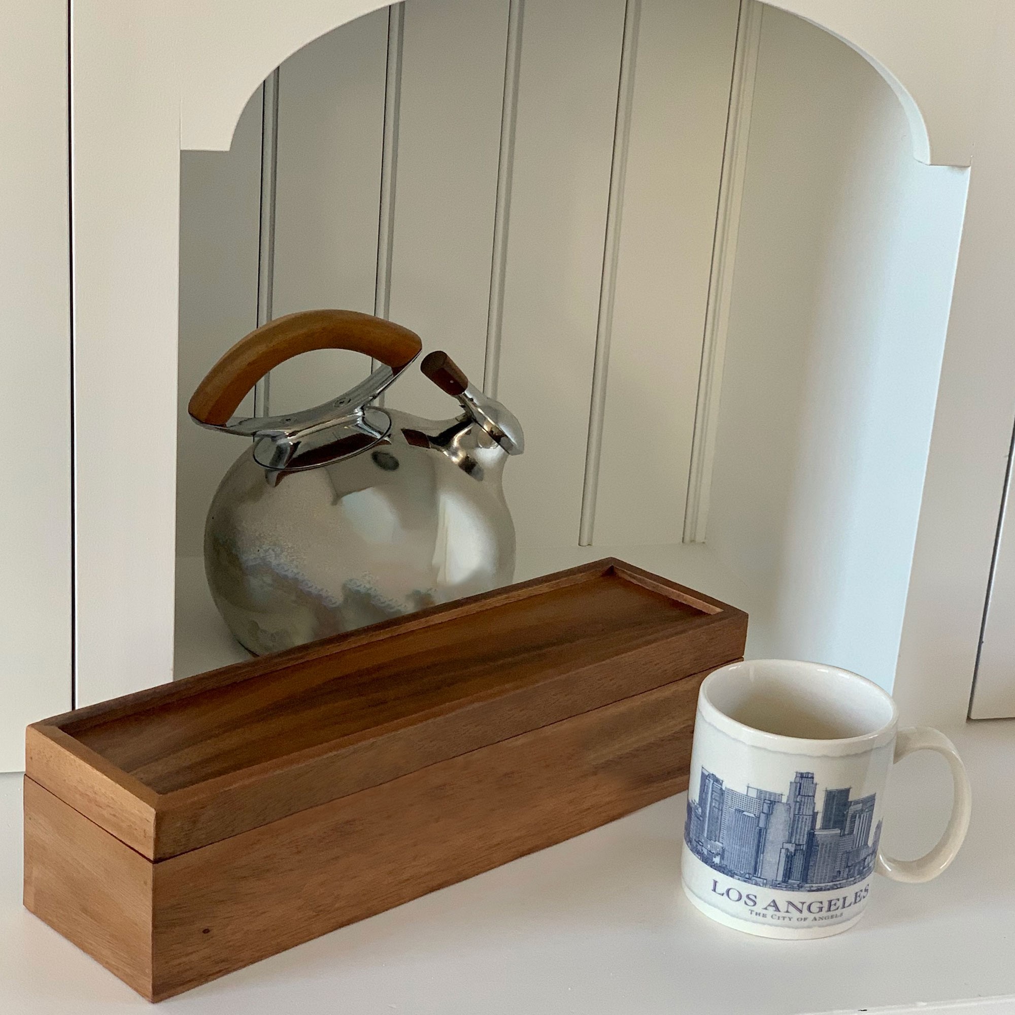 Ironwood Gourmet Townhouse Tea Box, Acacia Wood