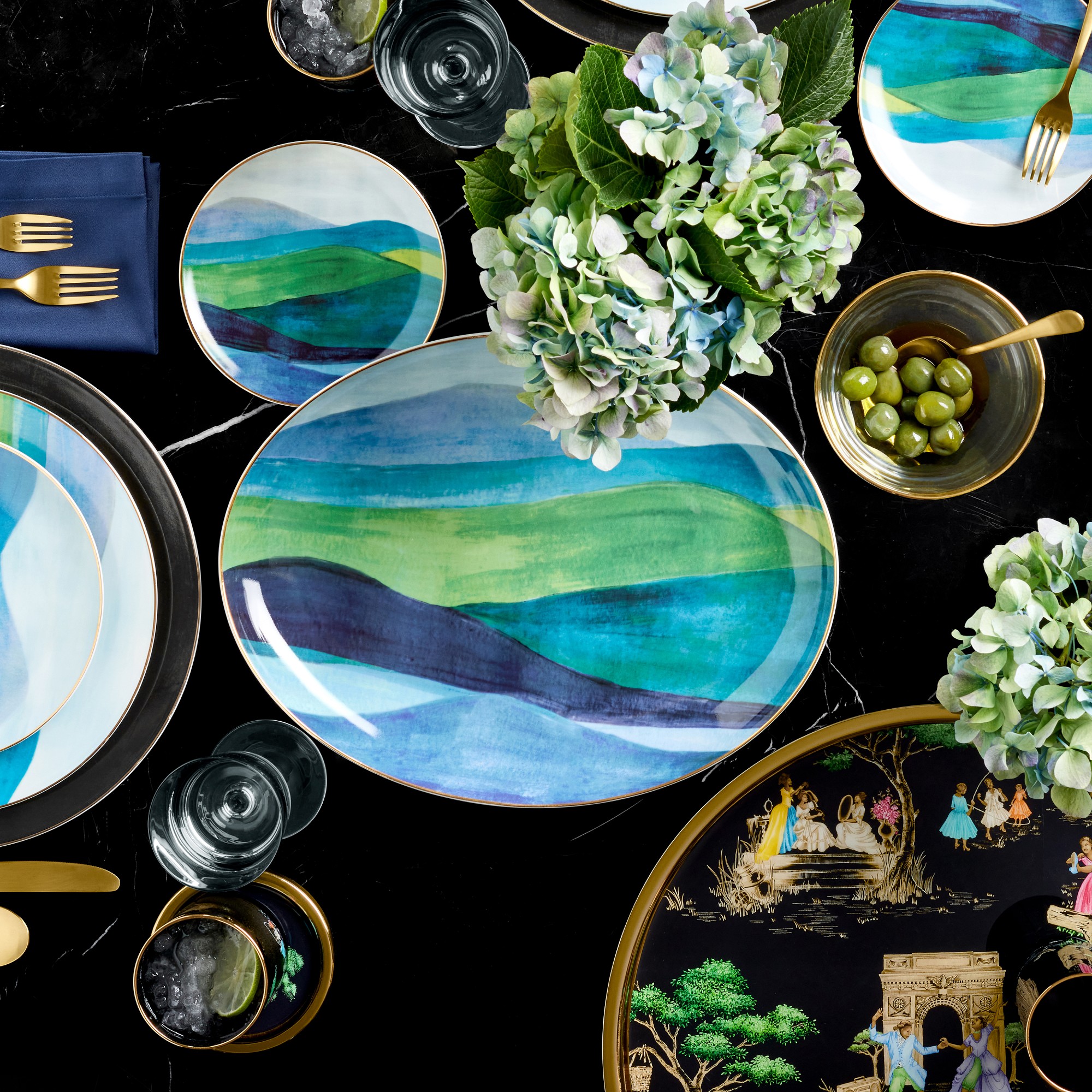 Sheila Bridges x Williams Sonoma Highlands Dinner Plates, Set of 4