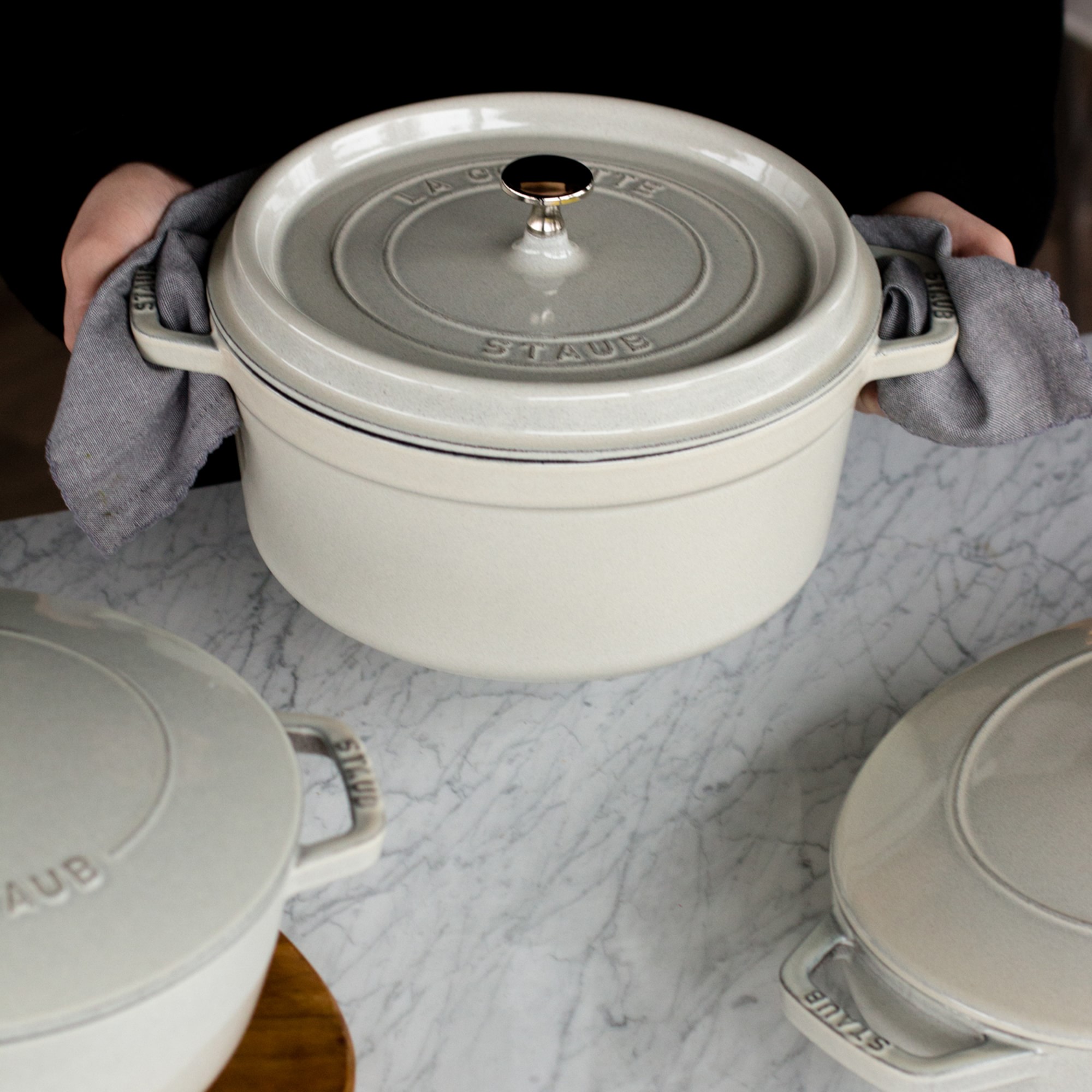 Staub Enameled Cast Iron Round Dutch Oven