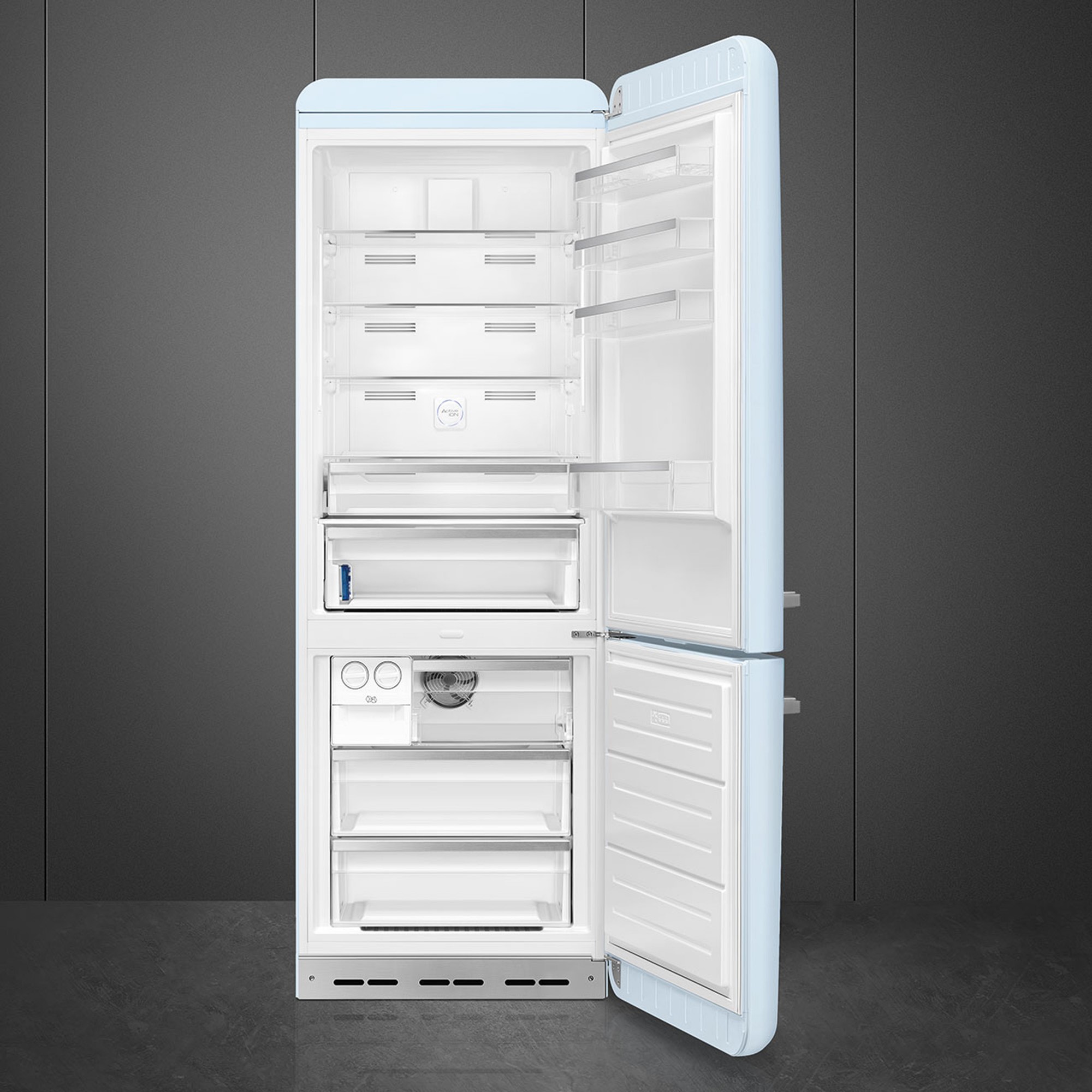 SMEG 50's Style Retro FAB 38 Refrigerator with Freezer