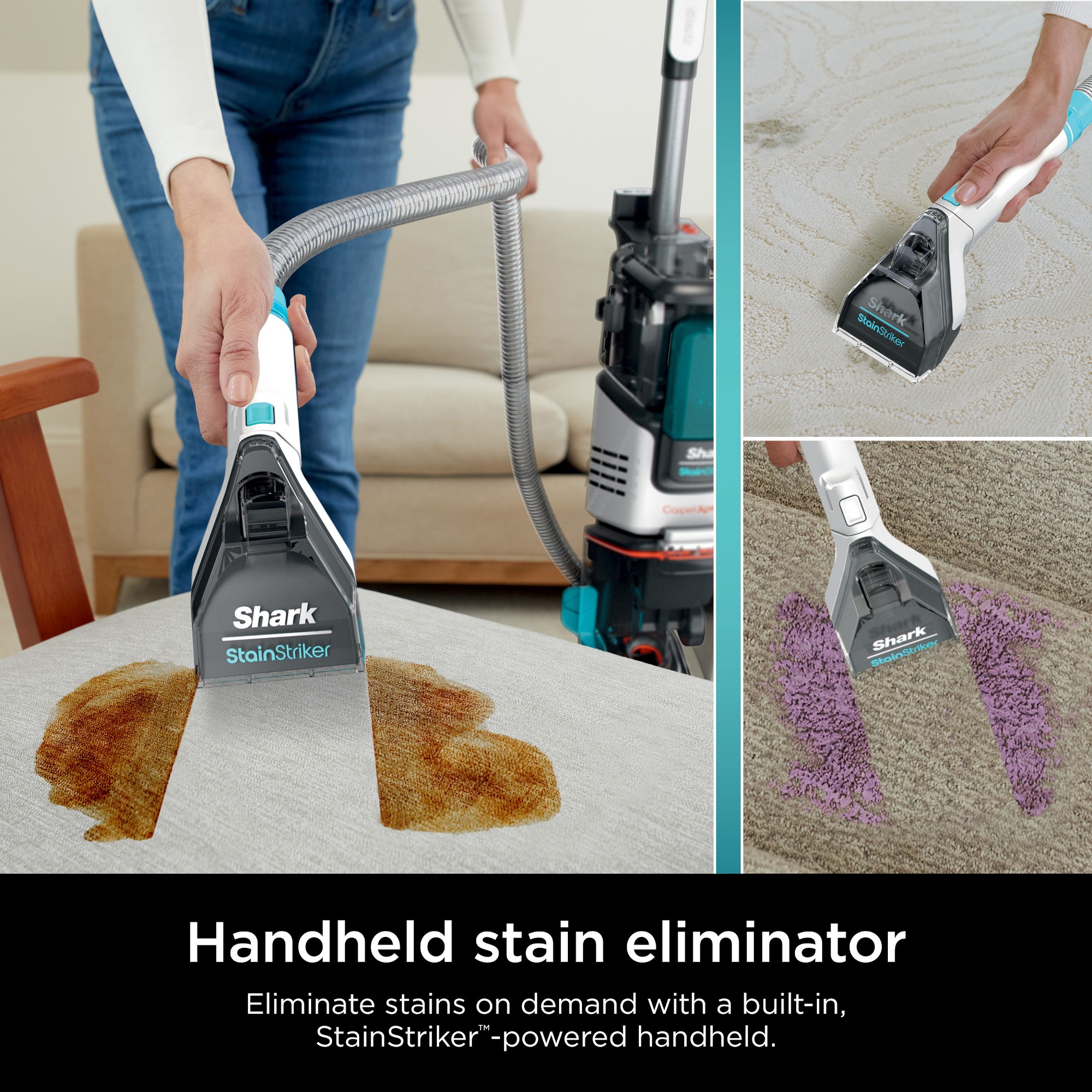 Shark® CarpetXpert™ with Stainstriker™ Upright Deep Carpet Cleaner EX201