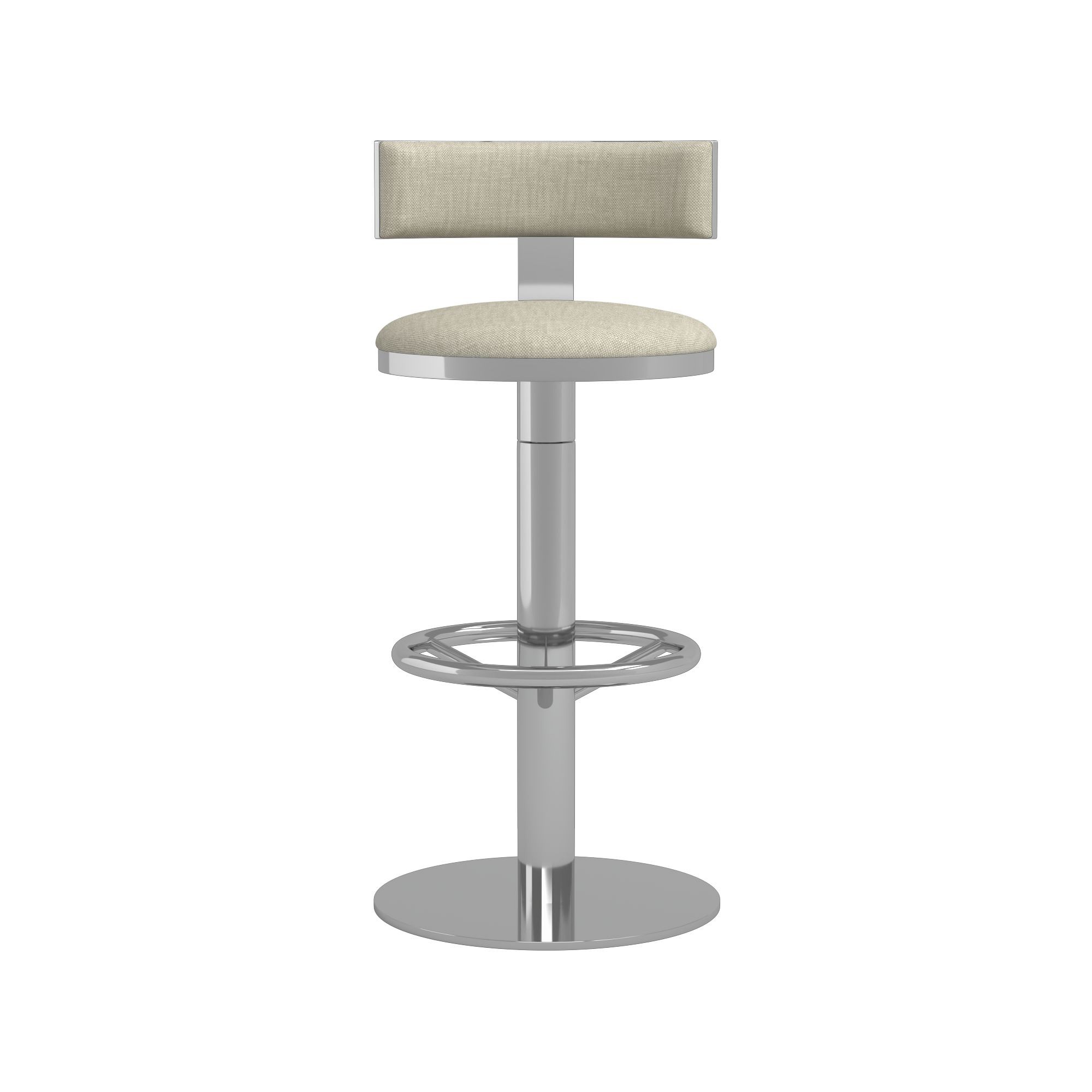 Larkin Upholstered Pedestal Counter & Bar Stool