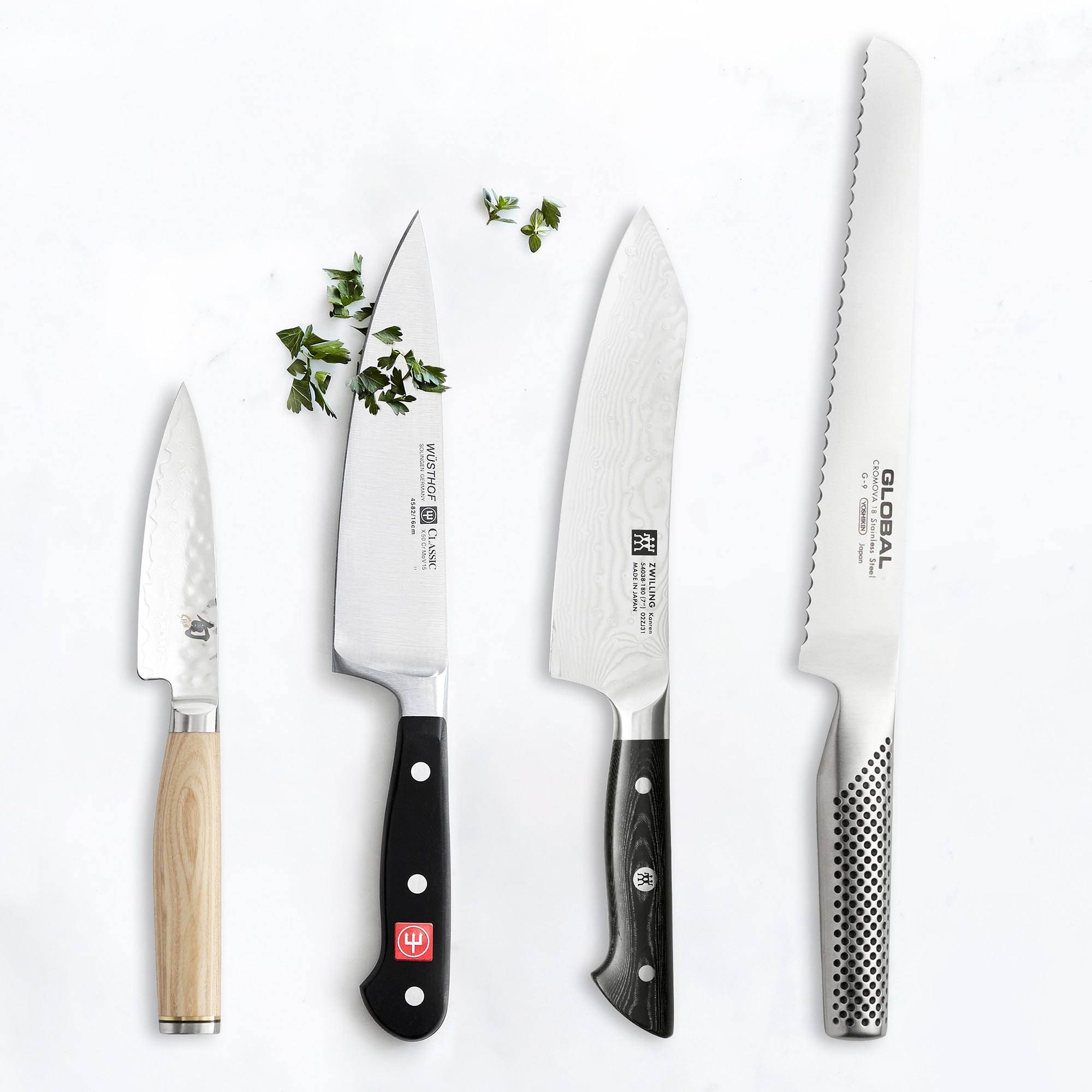Zwilling Kanren Rocking Santoku Knife, 7
