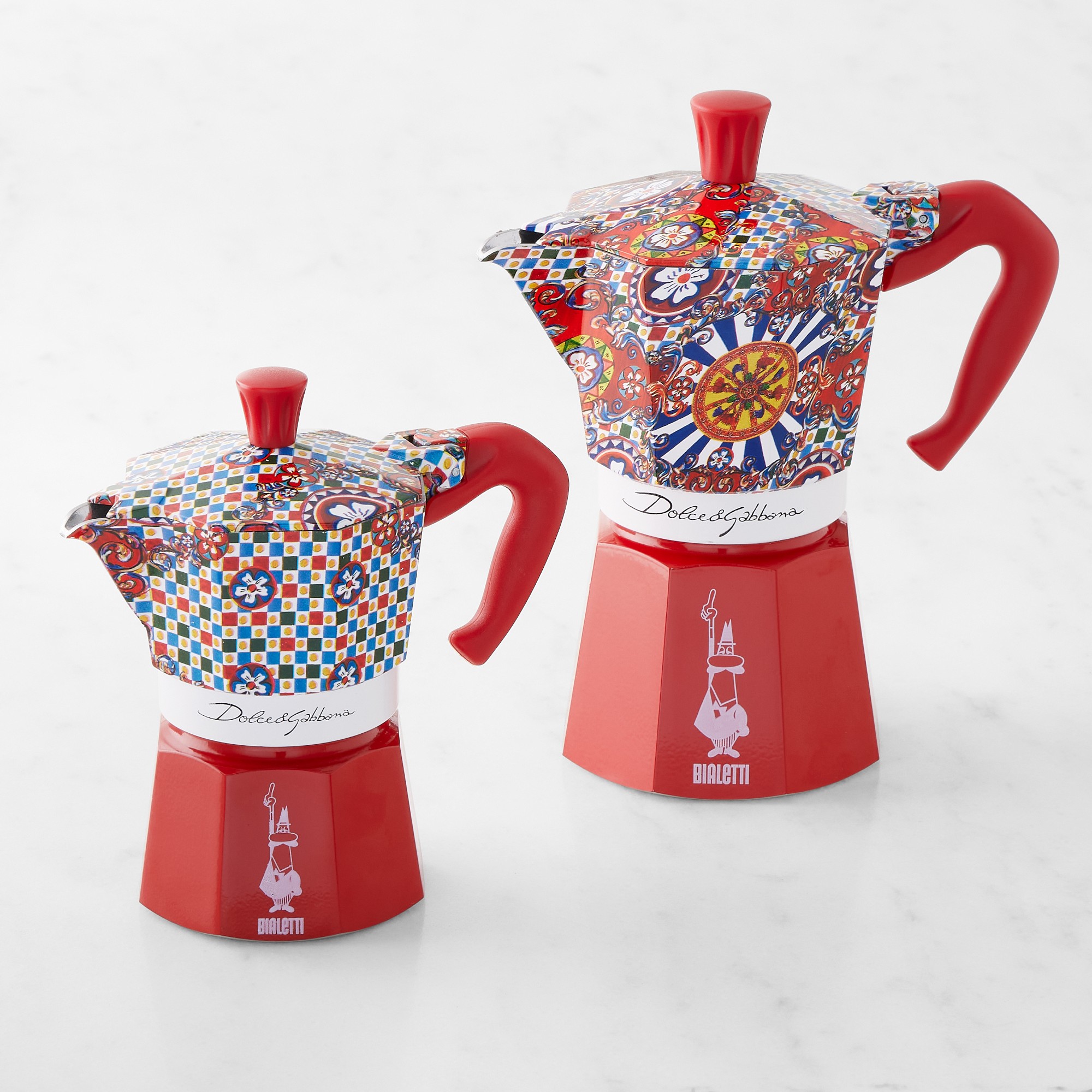 Bialetti Moka Dolce & Gabbana Stovetop Espresso Maker, Carretto