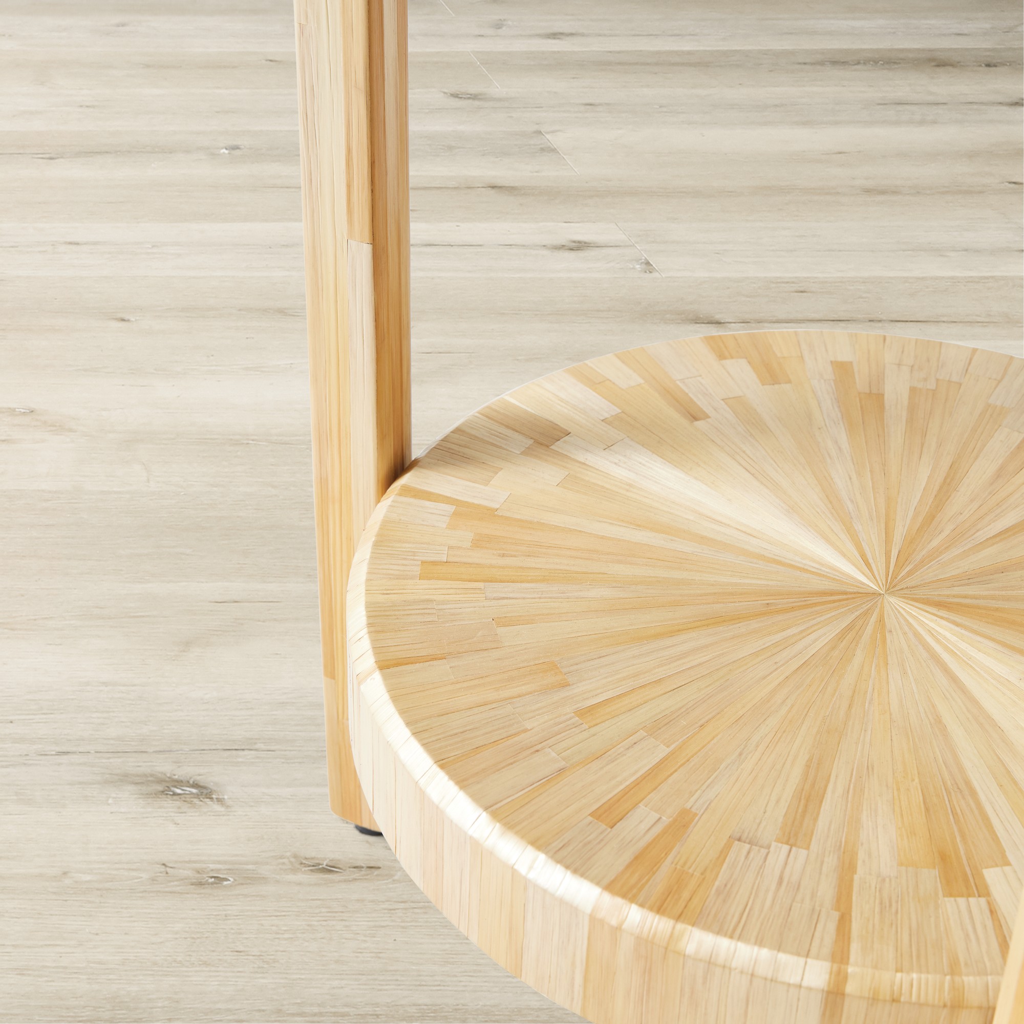 Straw Marquetry Nesting Tables (16