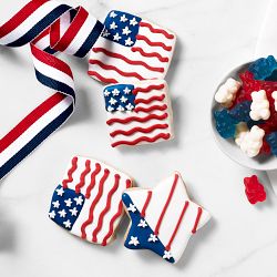 Williams Sonoma Red, White & Blue Iced Cookies