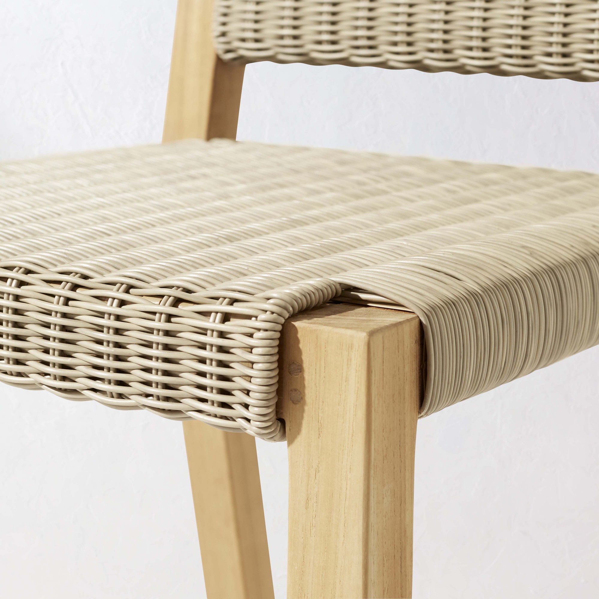 Larnaca Teak x All-Weather Weave Bar Stool