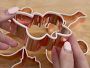 Williams Sonoma Copper Animal Cookie Cutters on Ring, Set of 6