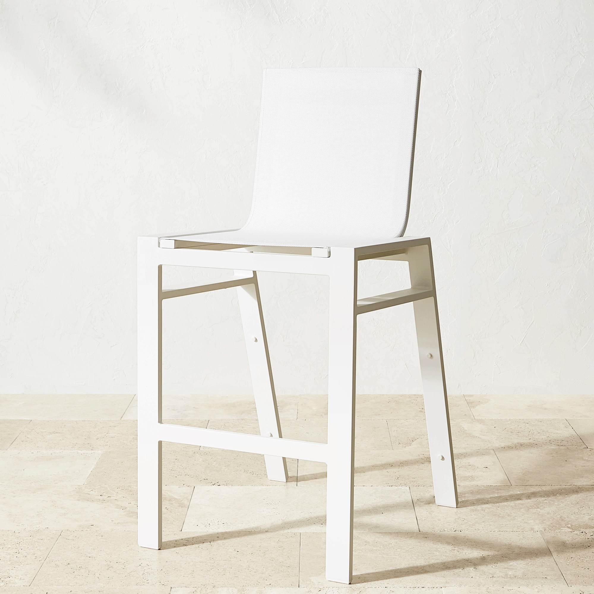 Santa Barbara Outdoor Metal Bar Stool