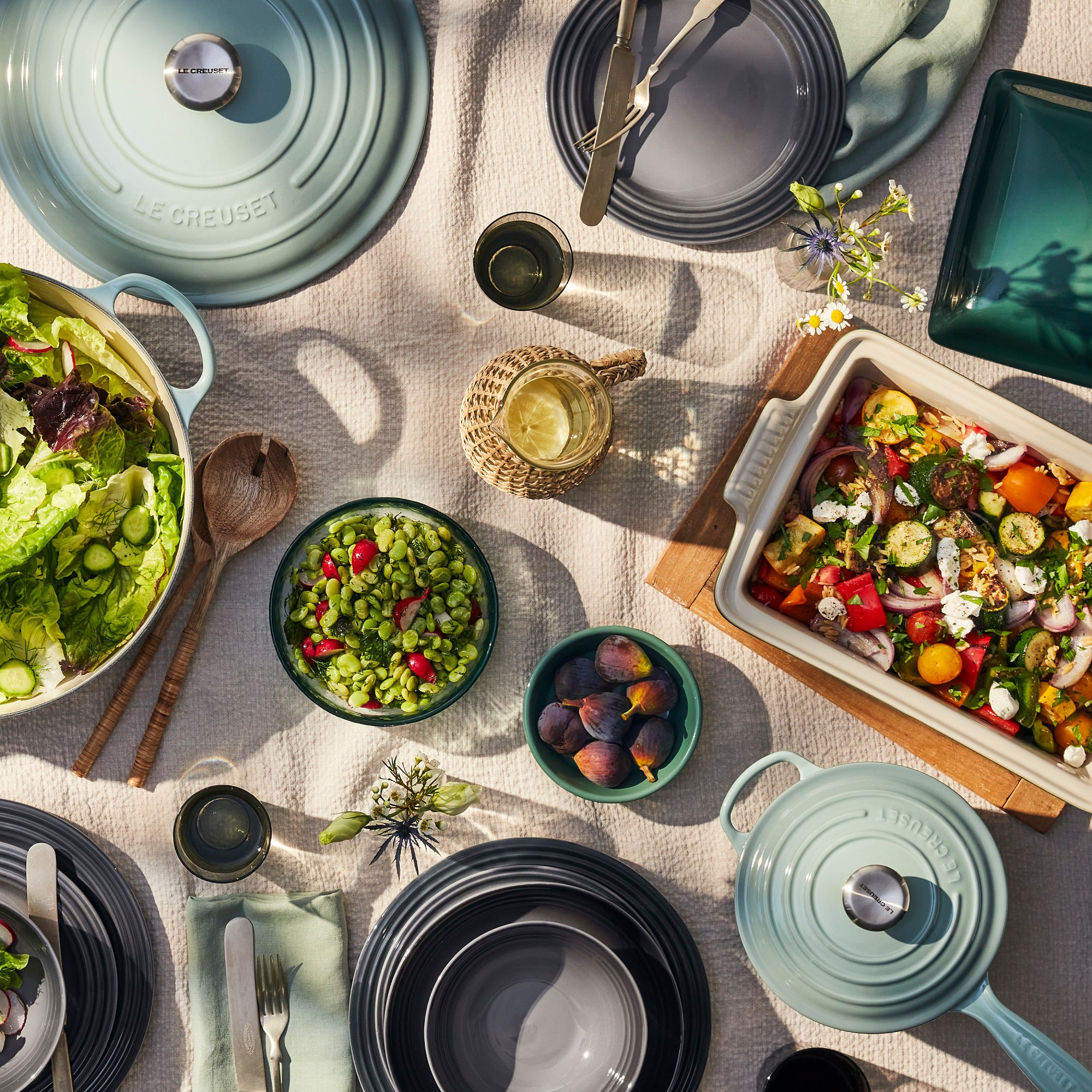 Le Creuset Enameled Cast Iron Cassadou Sauté Pan, 3 3/4-Qt.