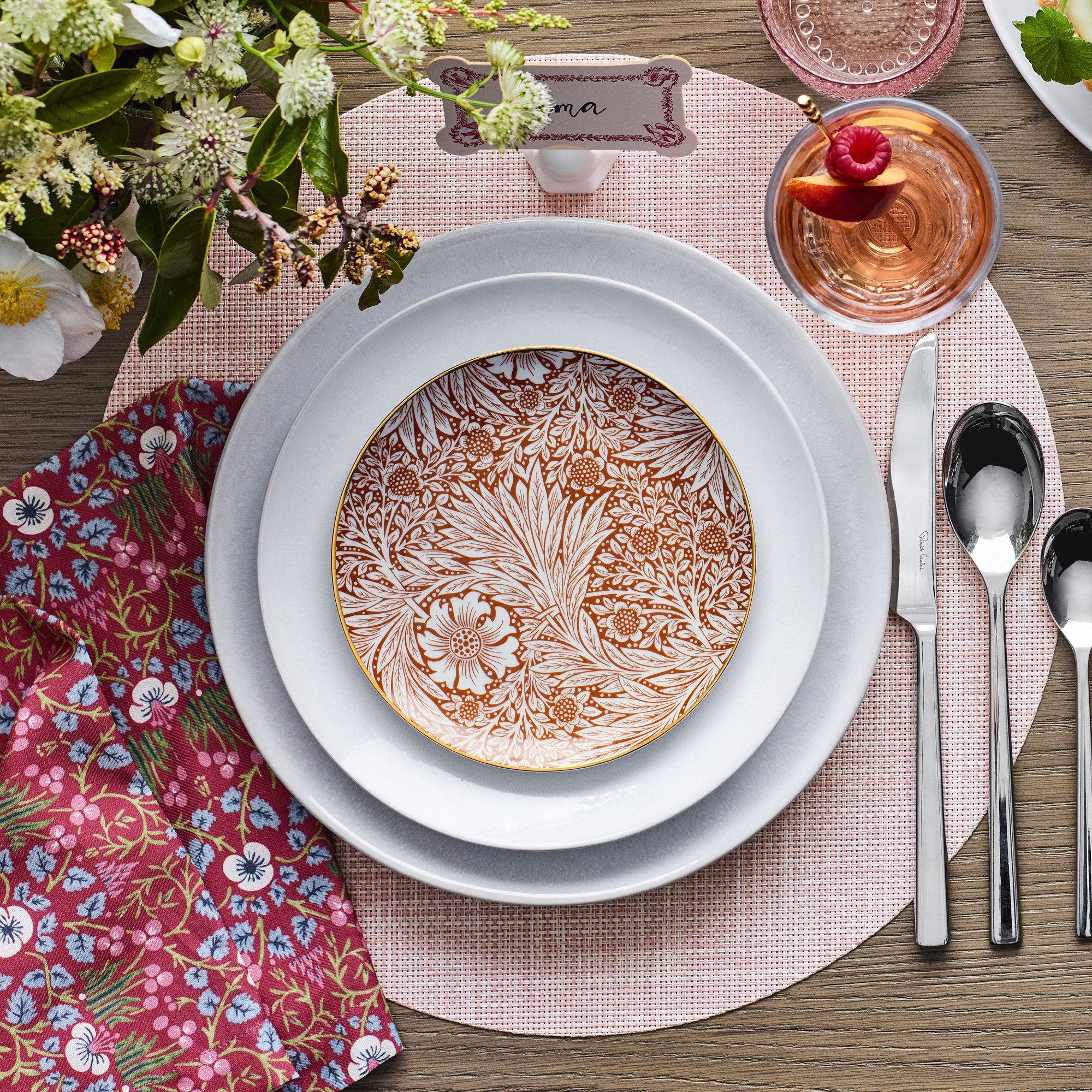 Chilewich Mini Basketweave Round Placemats