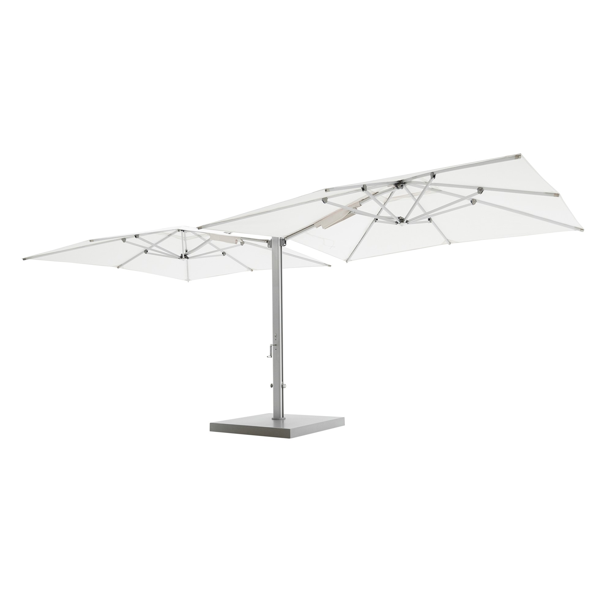 10' Sqaure Performance Dual Cantilever Umbrella