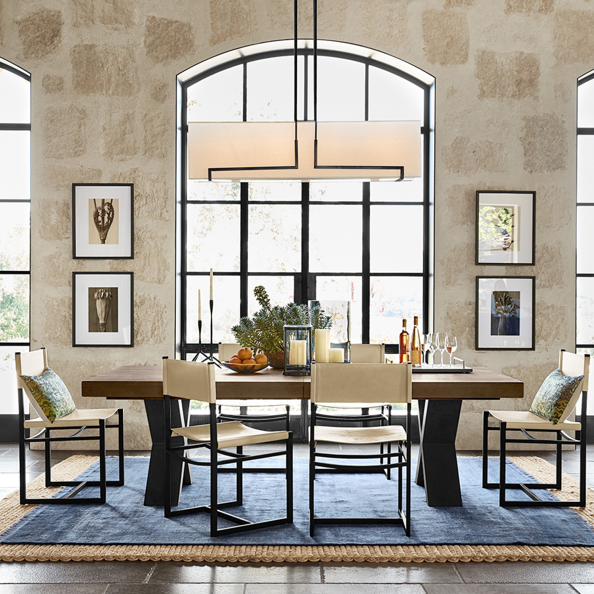 Navarro Extendable Rectangular Dining Table (98