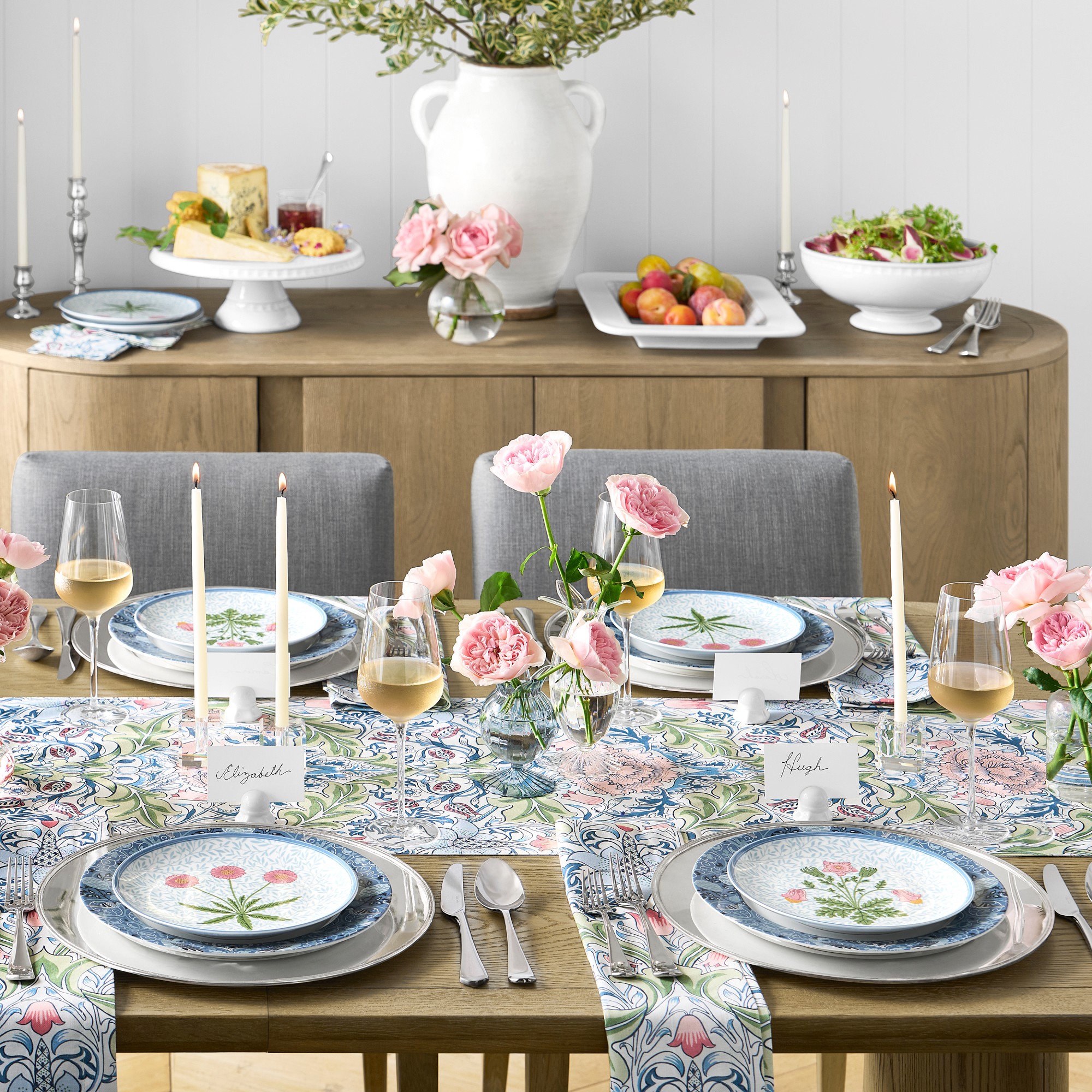 Morris & Co. x Williams Sonoma Hammersmith Dinner Plates, Set of 4