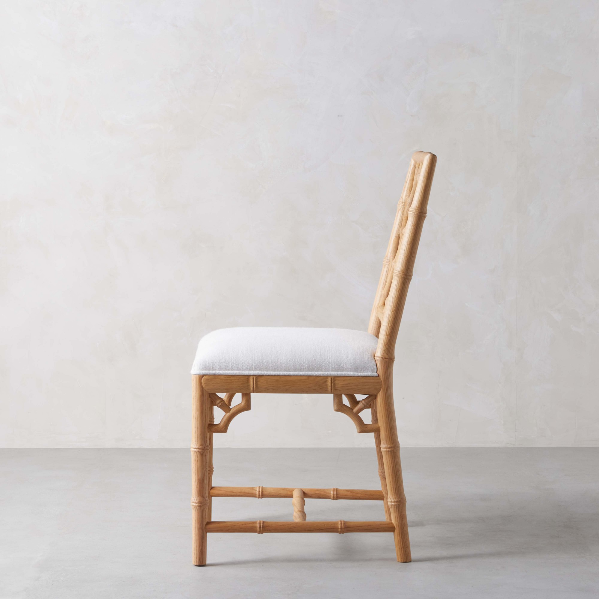 Chippendale Upholstered Bistro Side Chair
