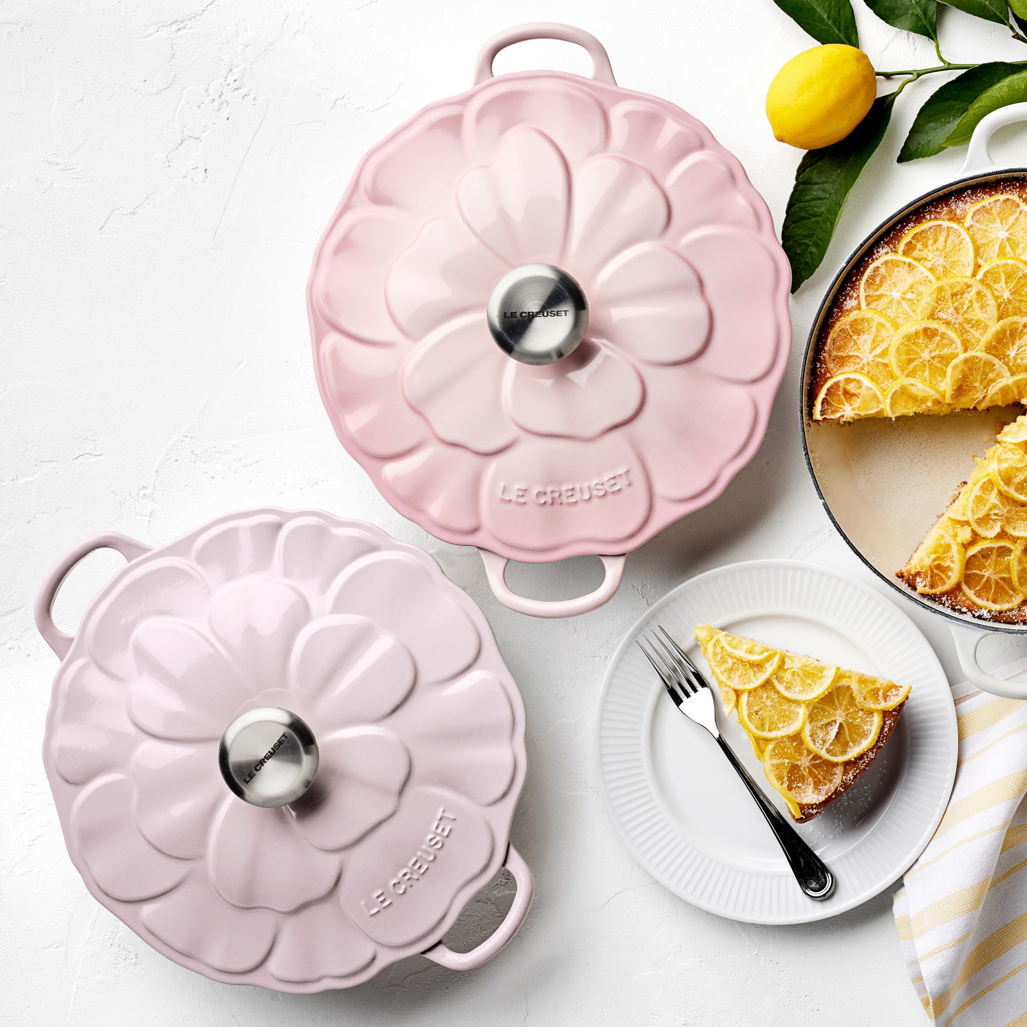 Le Creuset Enameled Cast Iron Petal Braiser, 2 1/4-Qt.