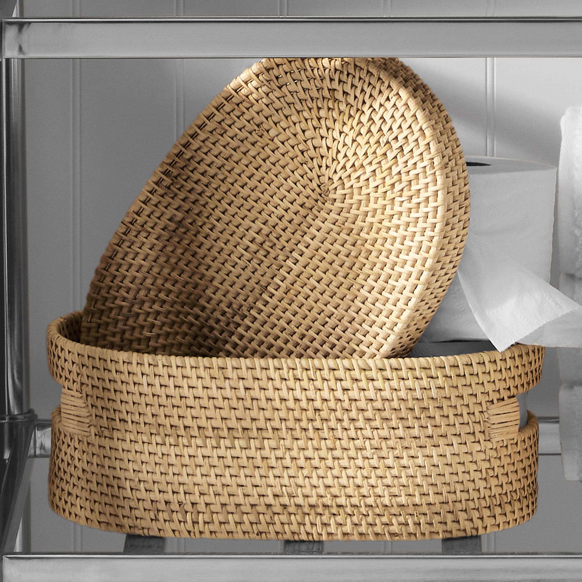 Hold Everything In Drawer and Countertop Woven Trays, Set of 3