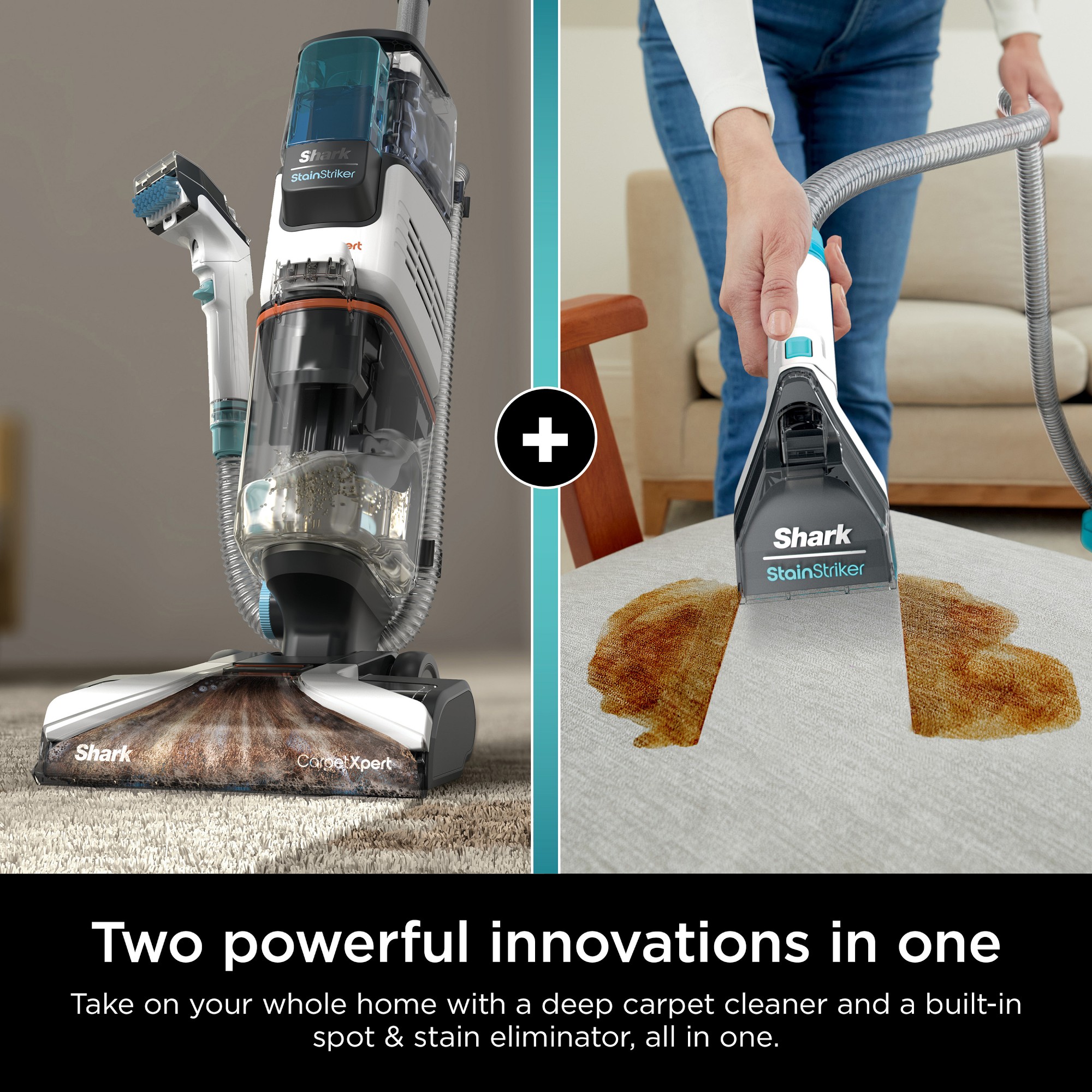 Shark® CarpetXpert™ with Stainstriker™ Upright Deep Carpet Cleaner EX201