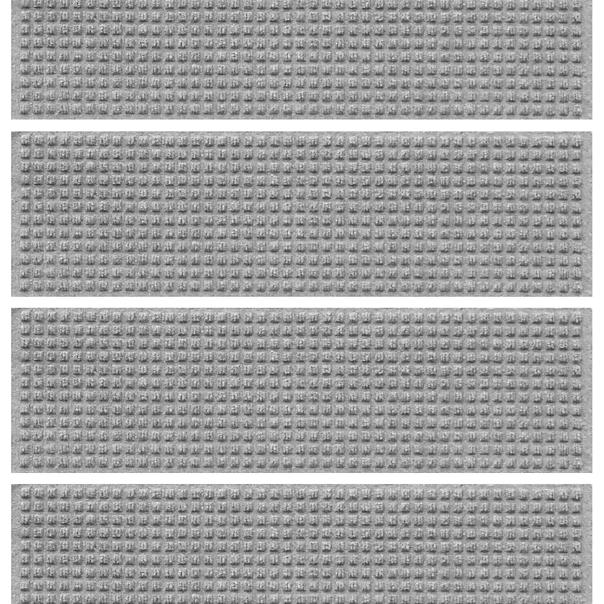 Waterhog Squares Commercial Grade Indoor/Outdoor Stair Treads, Set of 4