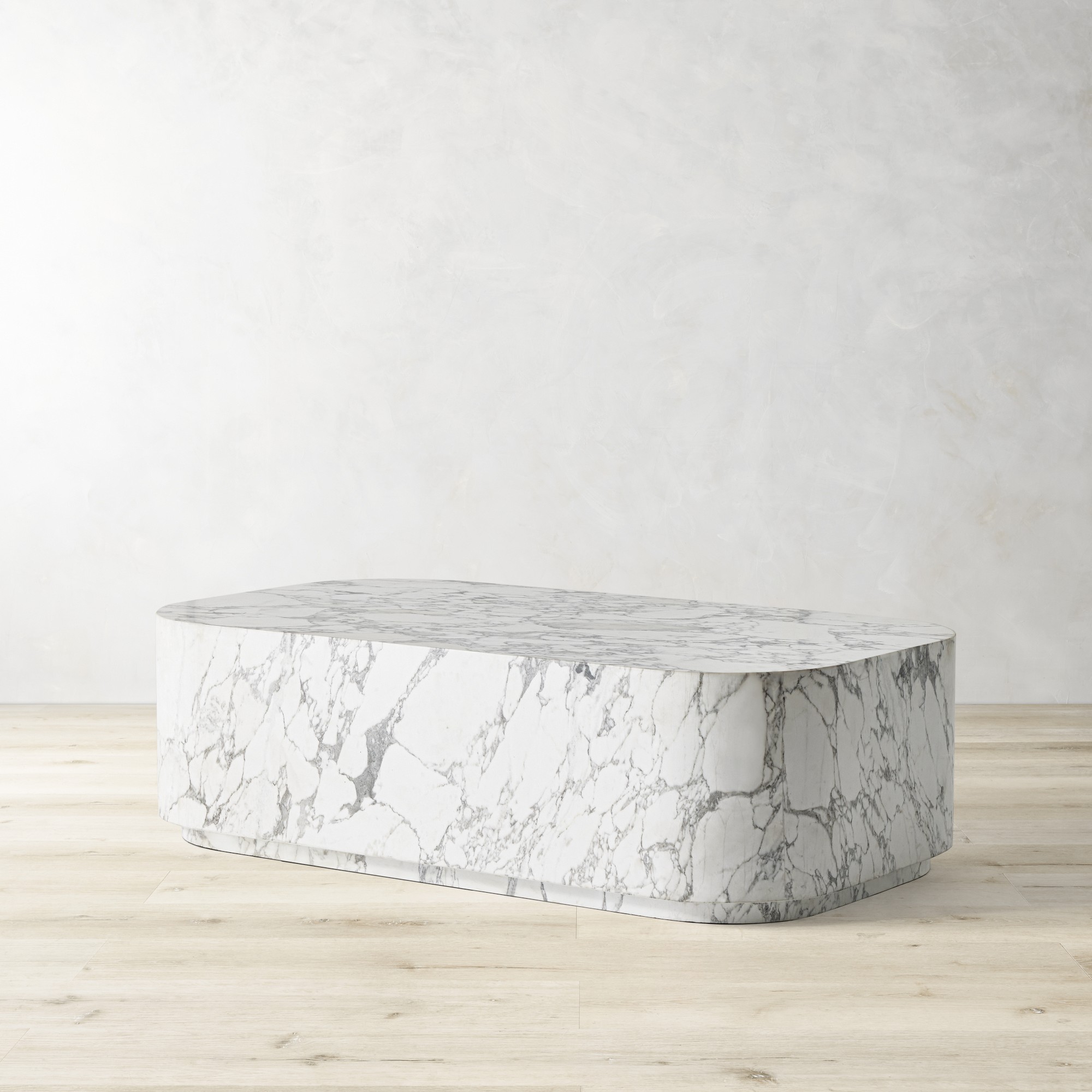 Vittoria Arbescato Curved Edge Coffee Table (48