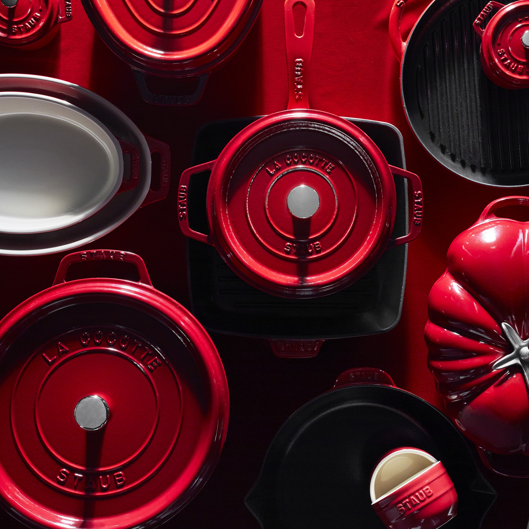Staub Enameled Cast Iron Fry Pan