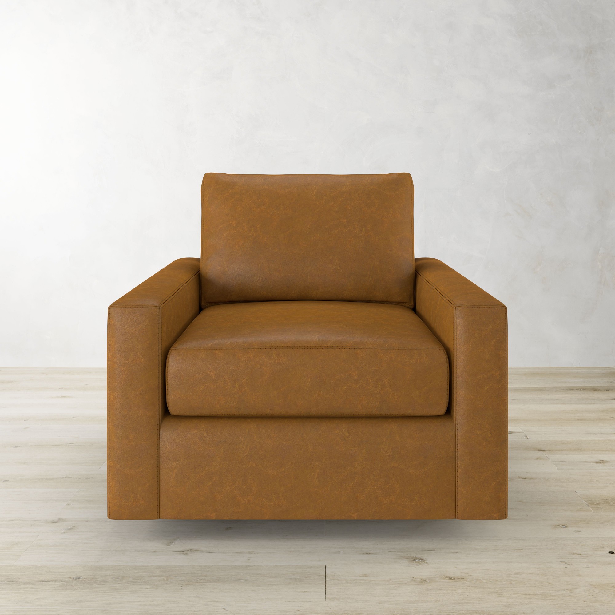 Ghent Square Arm Swivel Armchair