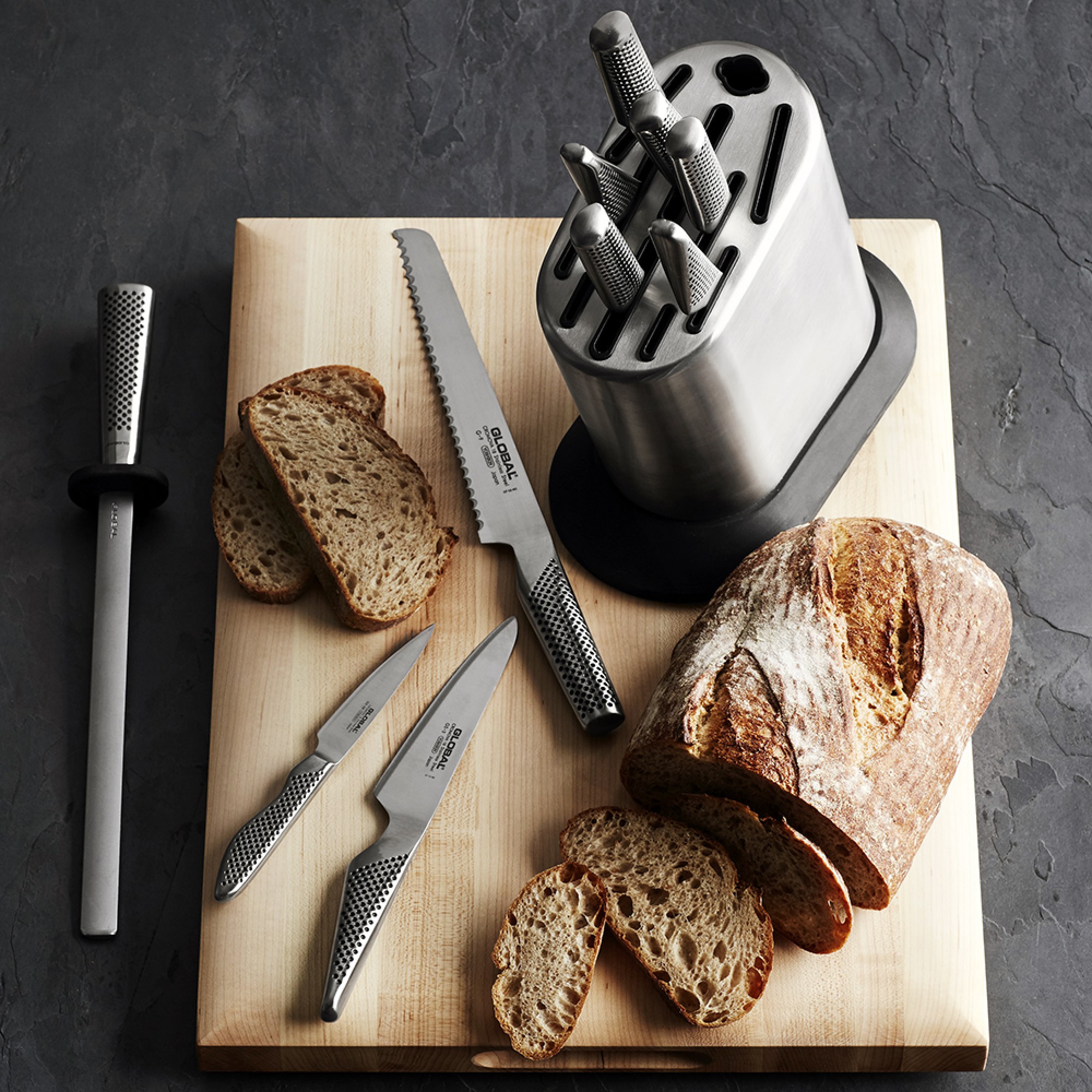 Global Classic Knife Block, Set of 10