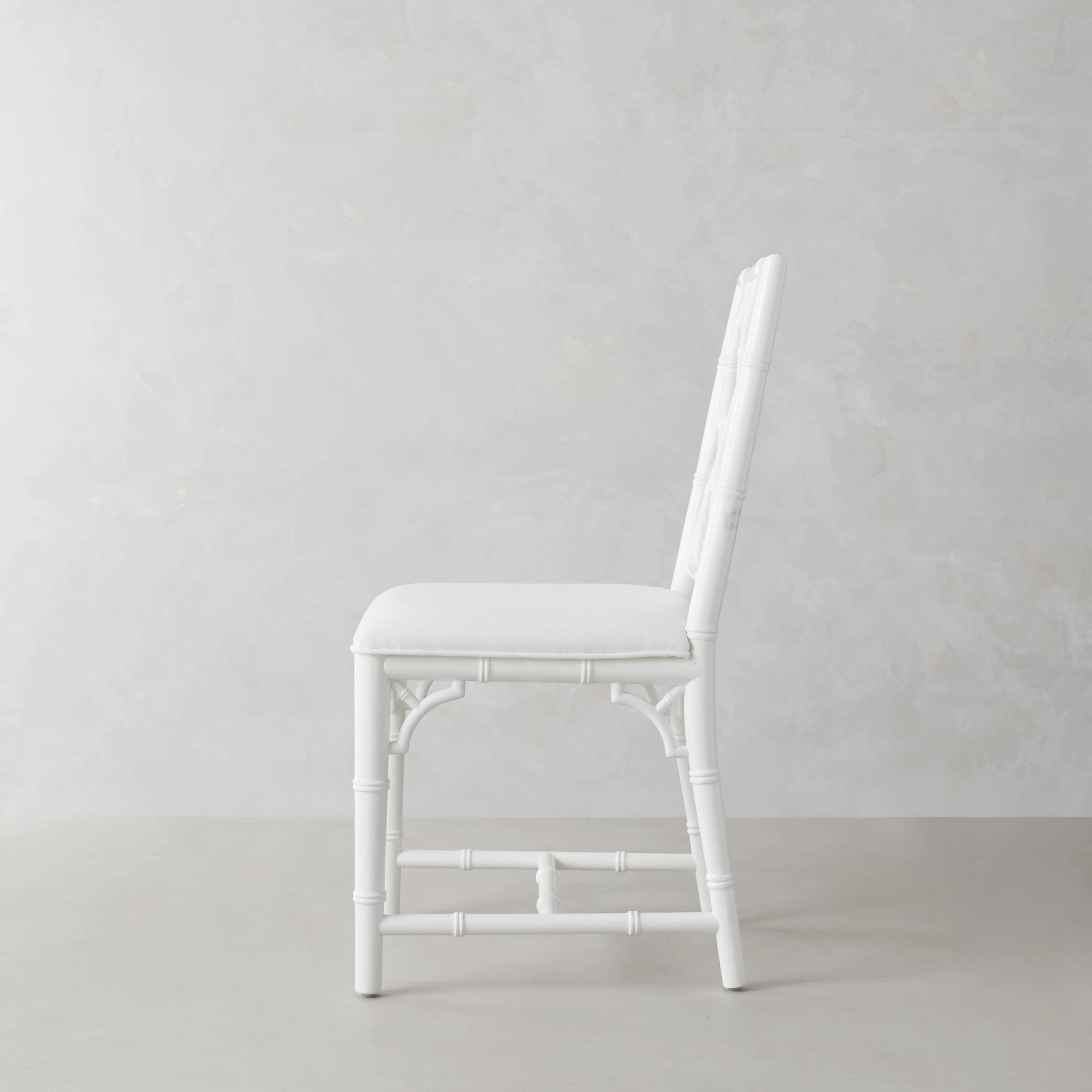 Chippendale Upholstered Bistro Side Chair