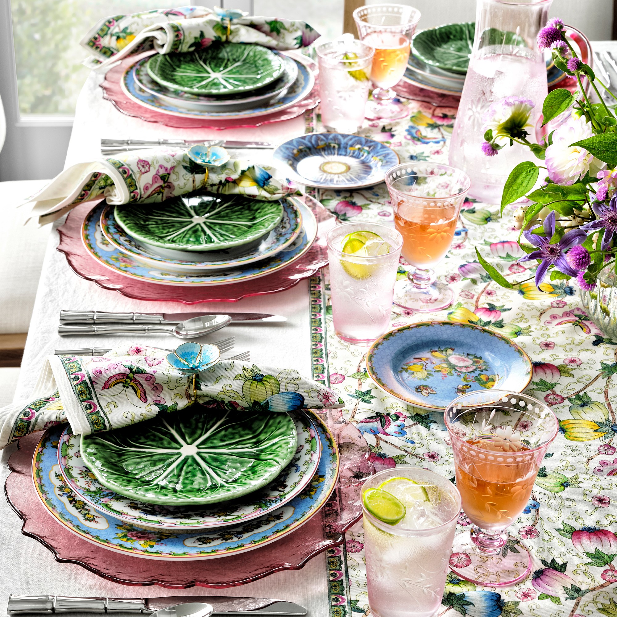 Bordallo Pinheiro Cabbage Salad Plates