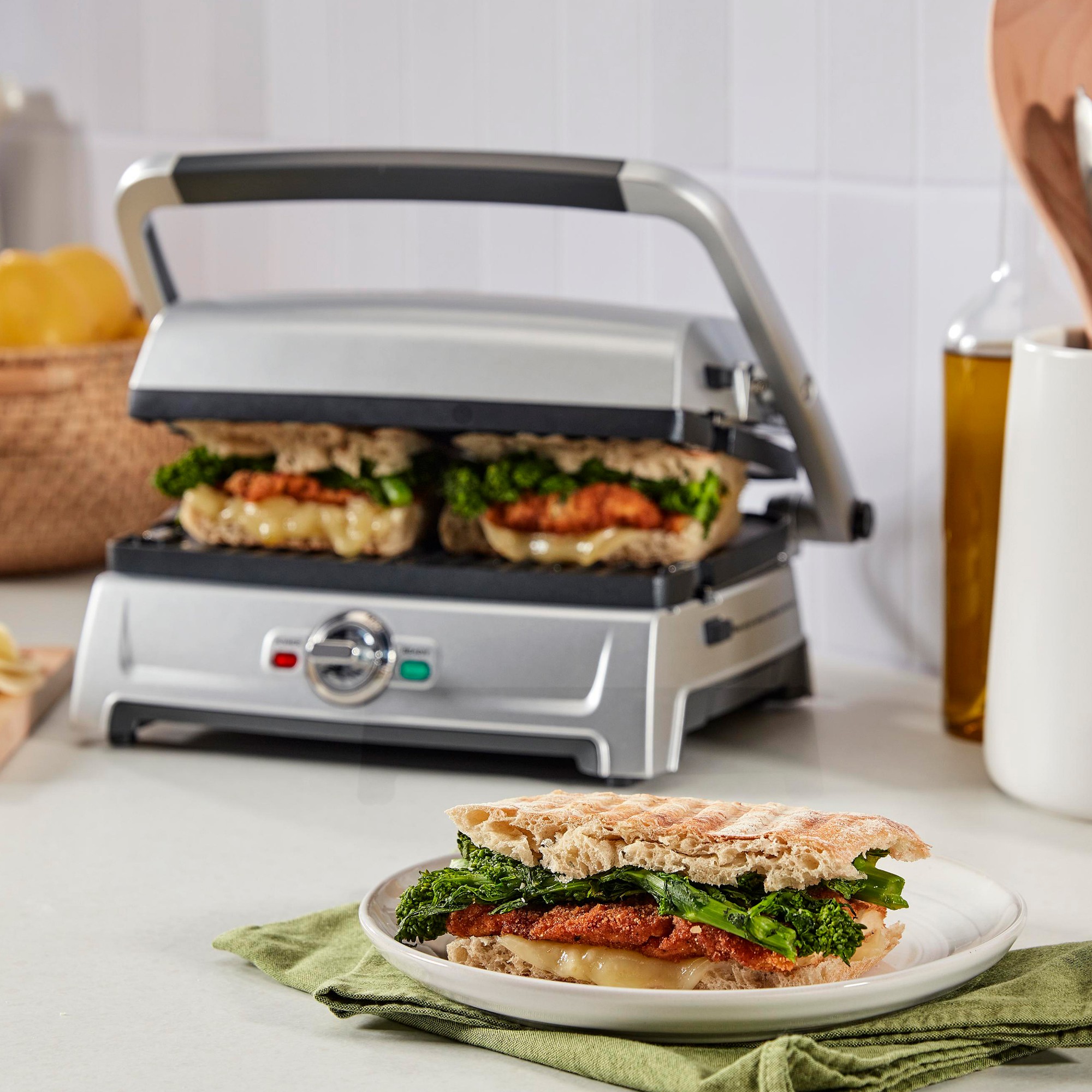 Cuisinart Griddler® Compact Indoor Grill, Griddle, & Panini Press