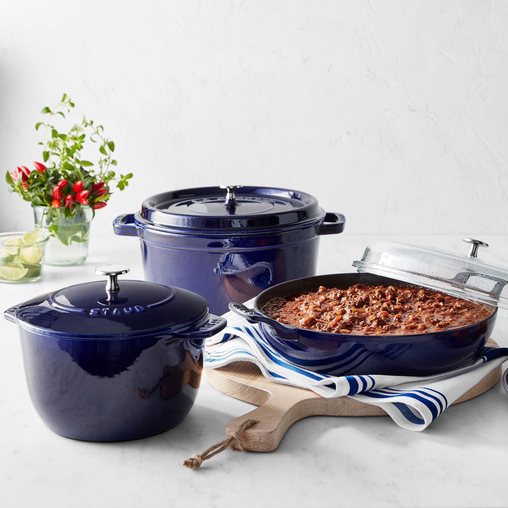 Staub Enameled Cast Iron Demi French Oven, 3 1/4-Qt.