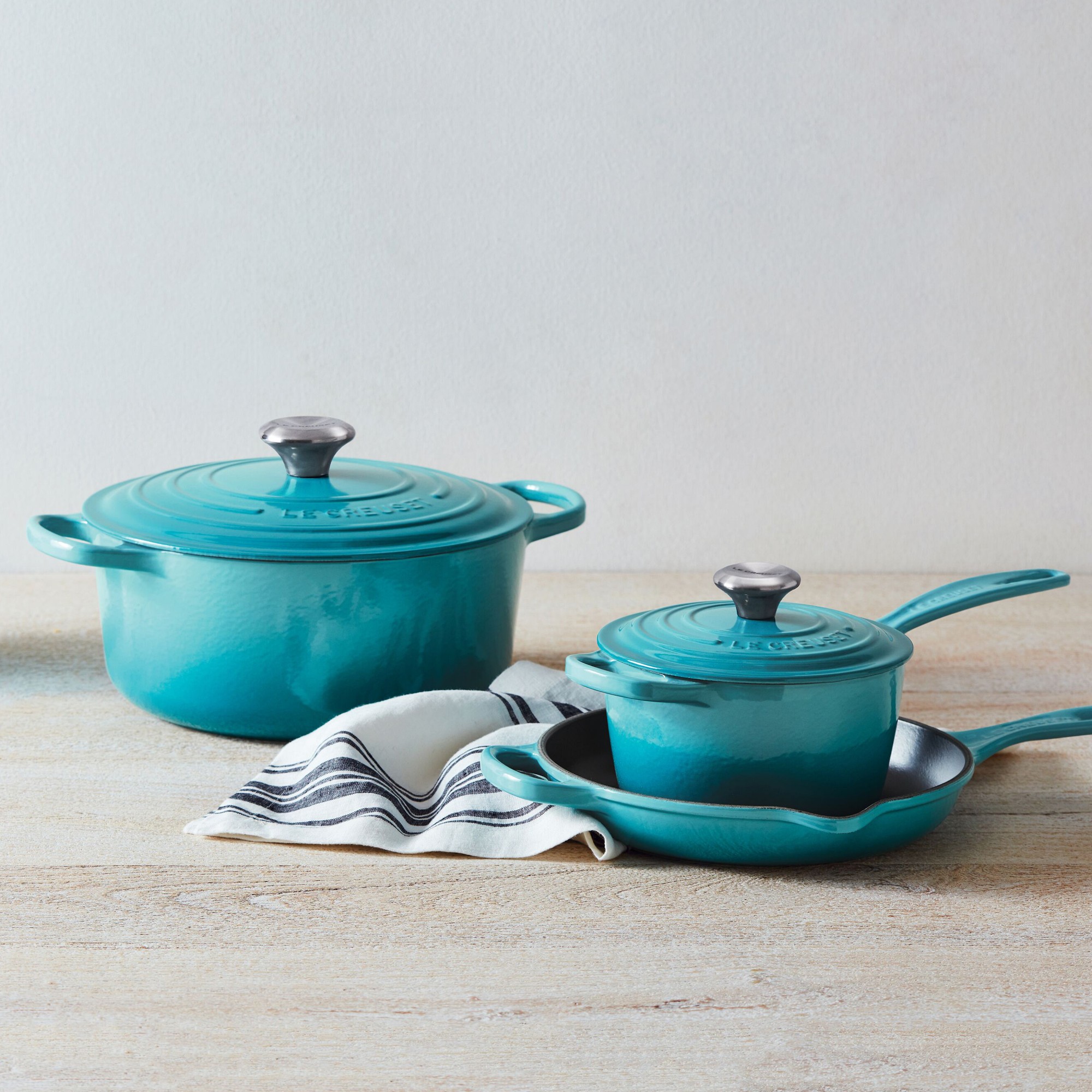 Le Creuset Signature Enameled Cast Iron 5-Piece Cookware Set