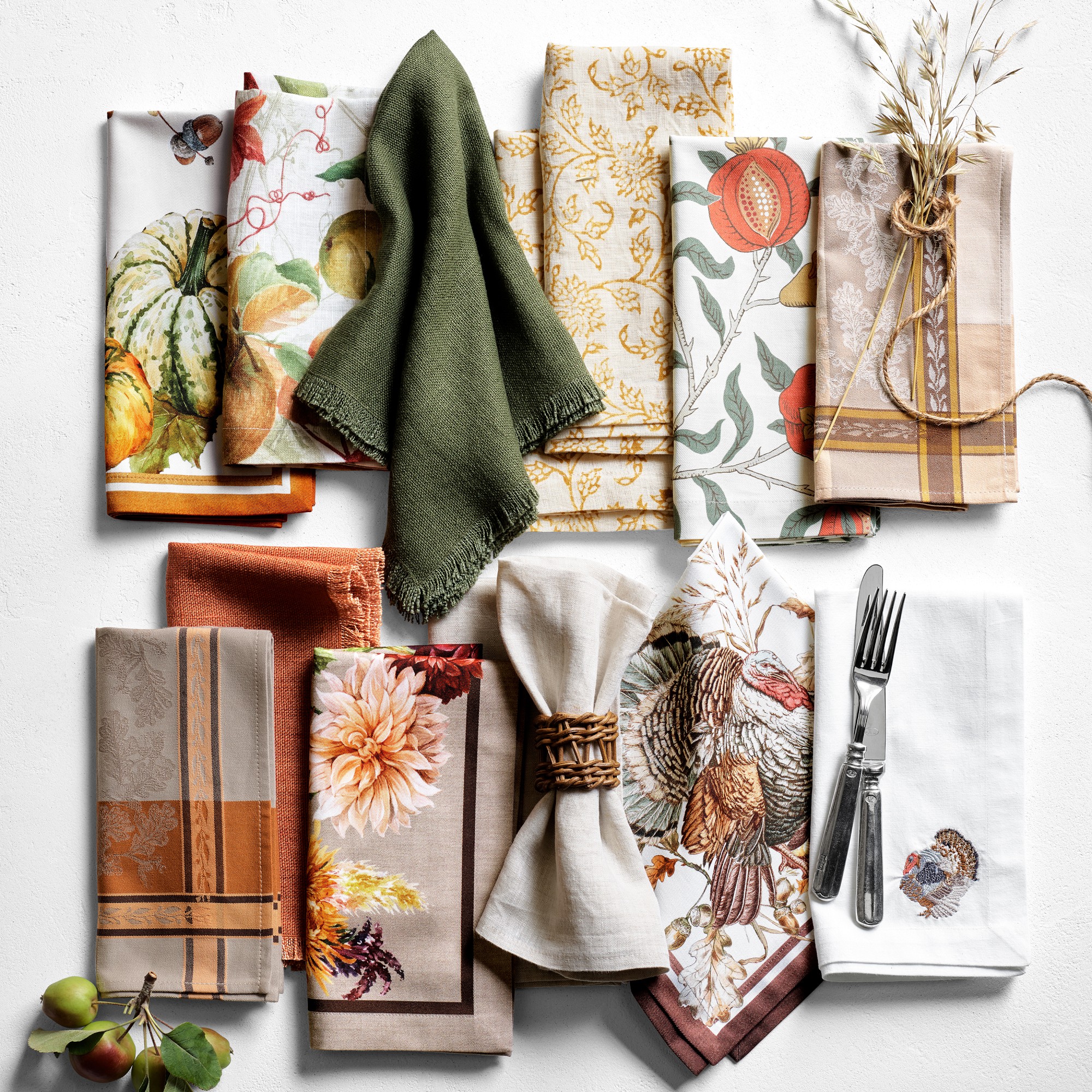 Fringed Napkins, Set of 4