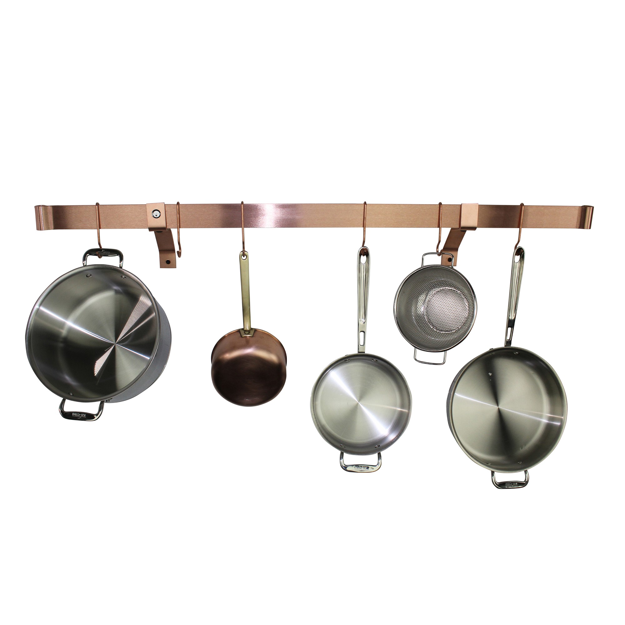 Enclume  Rolled-End Bar Wall-Mounted Pot Rack