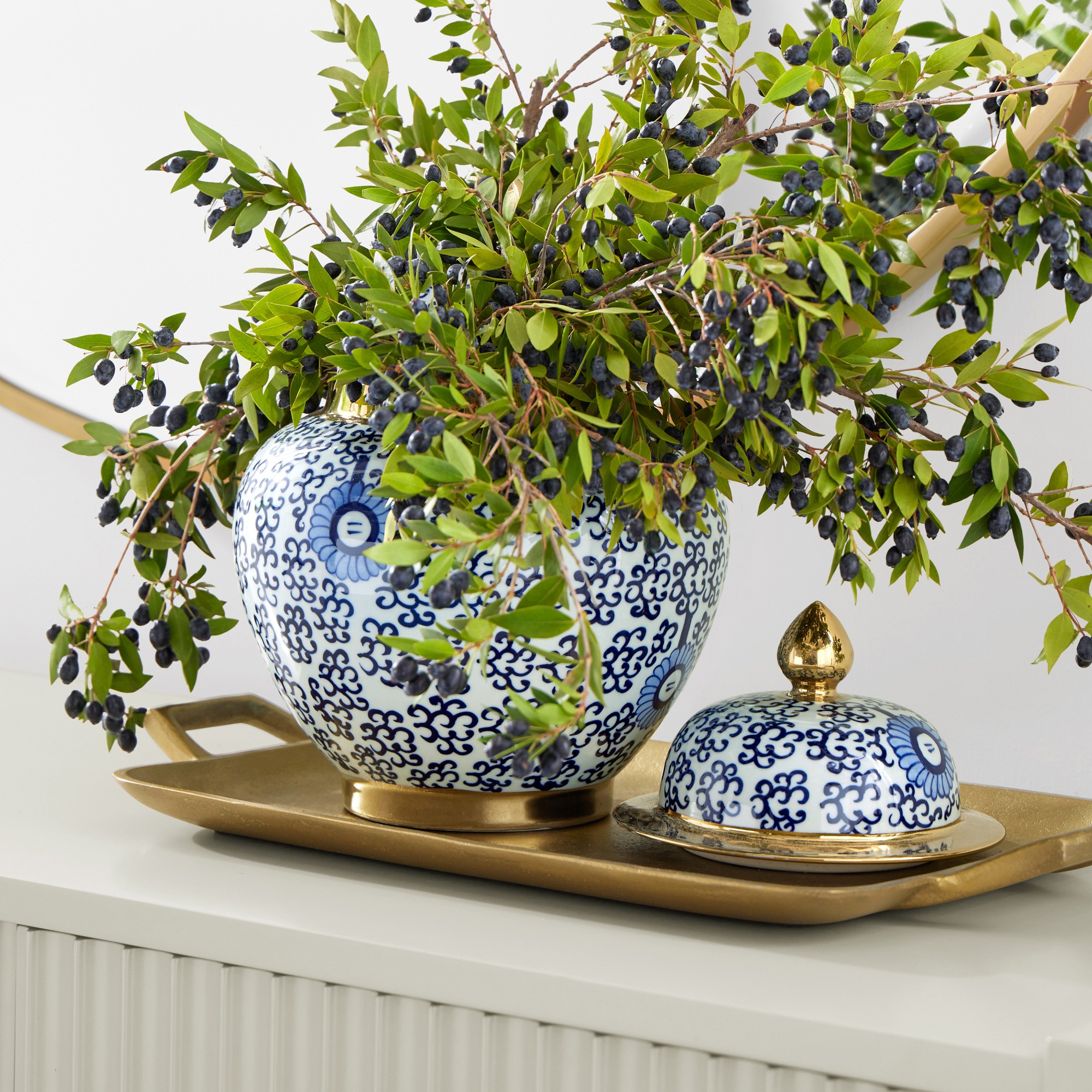 Ginger Jar with Gold Detail