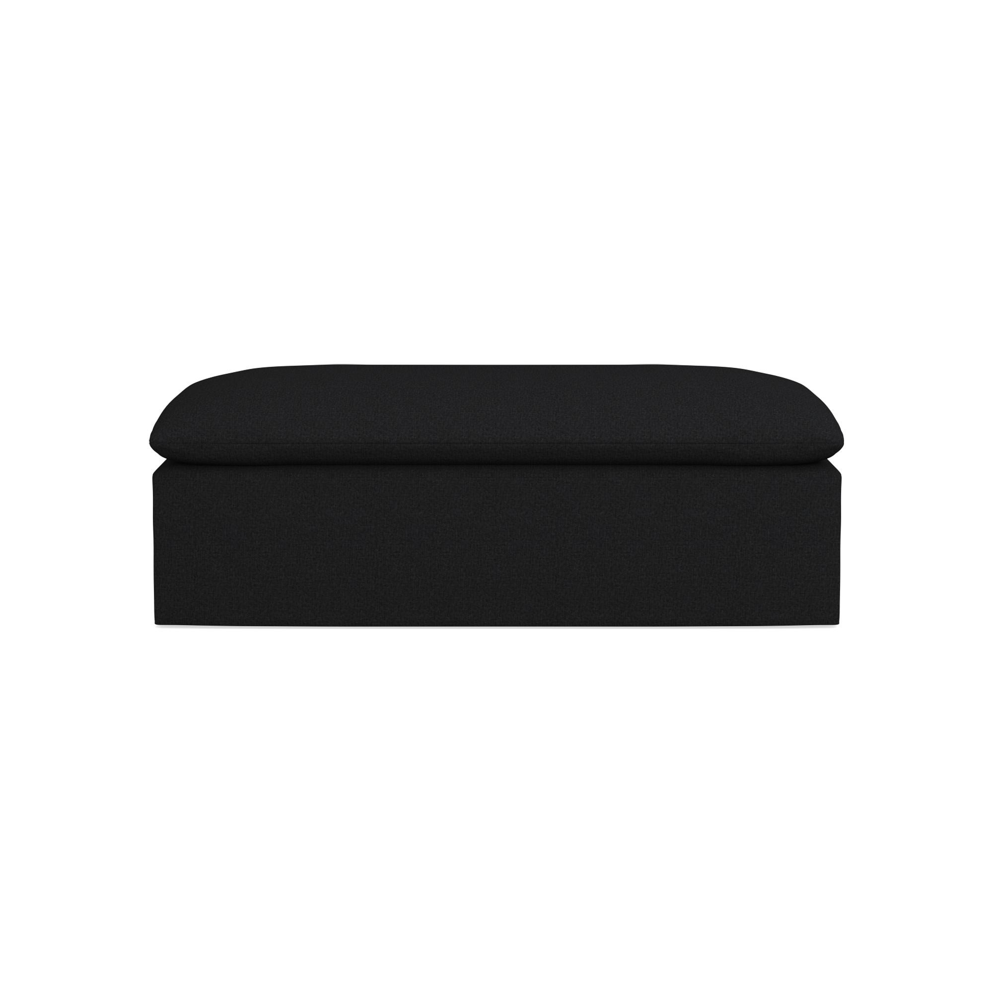 Laguna Slipcovered Coffee Table Ottoman (57