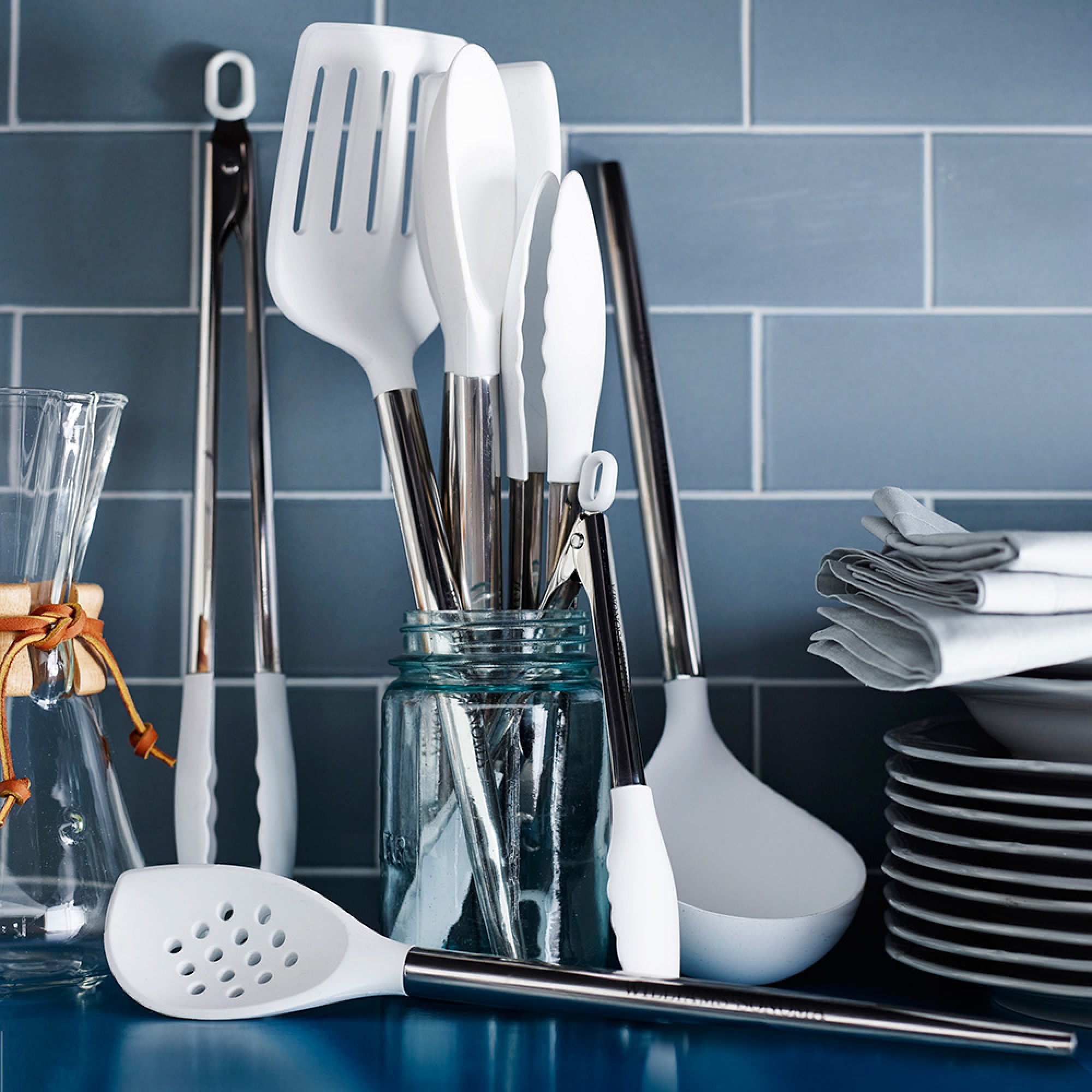 Williams Sonoma Stainless-Steel Silicone Ladle