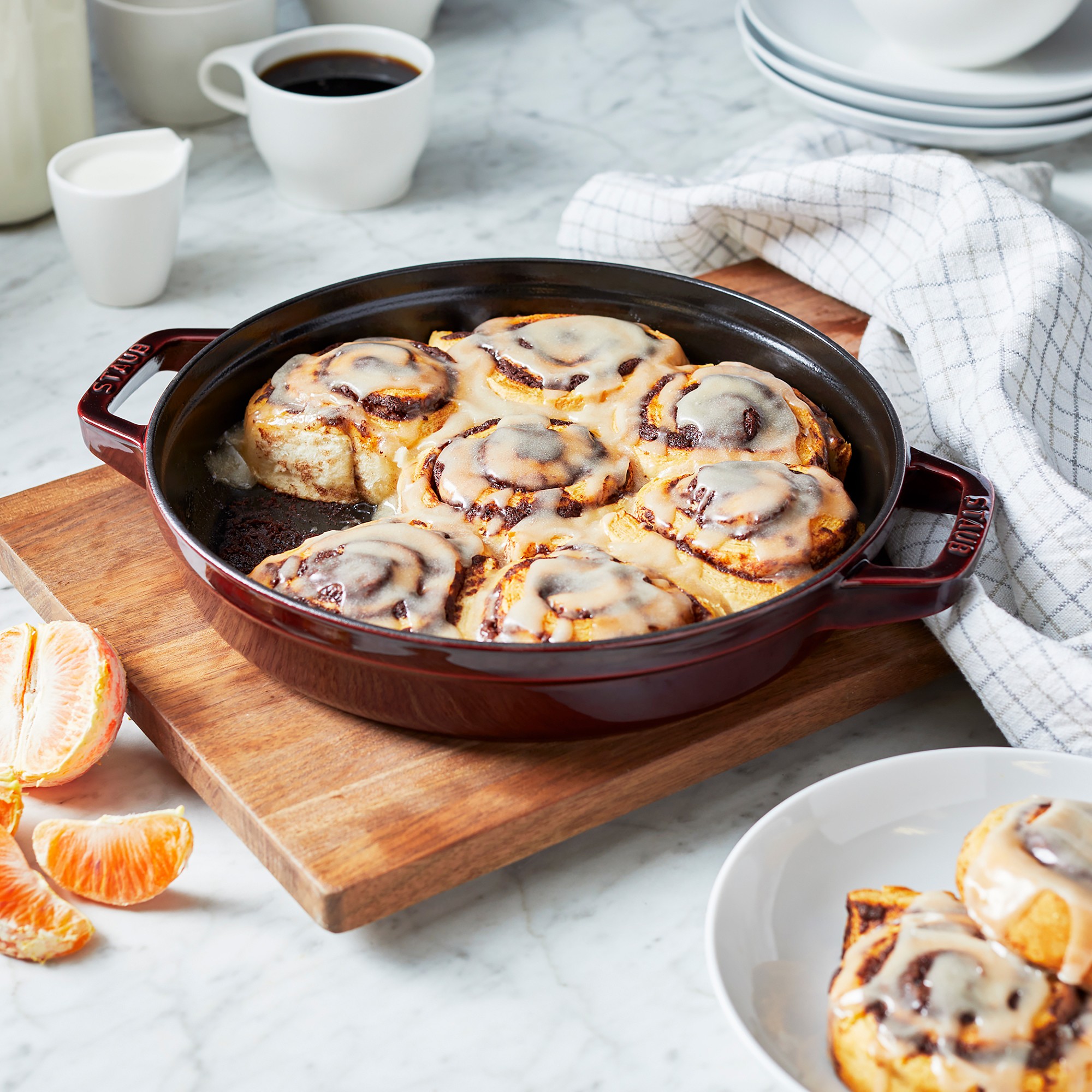 Staub Enameled Cast Iron Double-Handle Fry Pan, 10